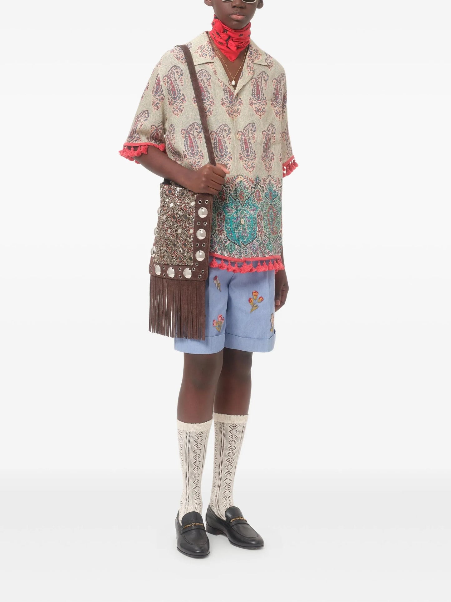 linen bowling shirt
