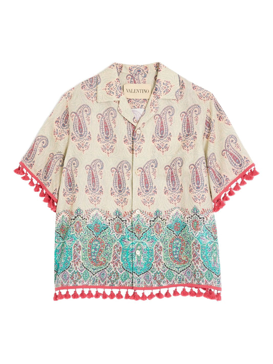 linen bowling shirt