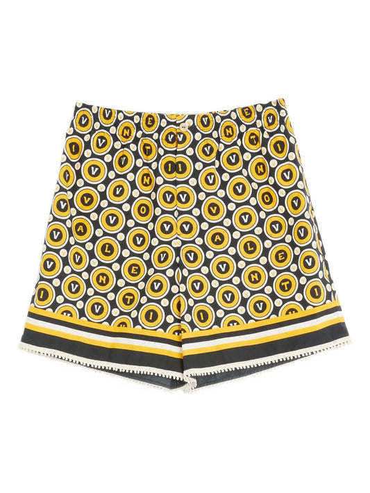 poplin bermuda shorts