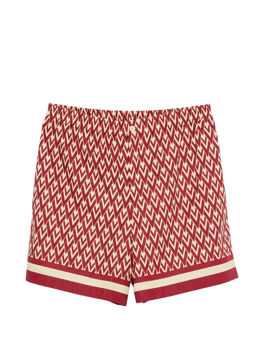 Toute La V-print bermuda shorts