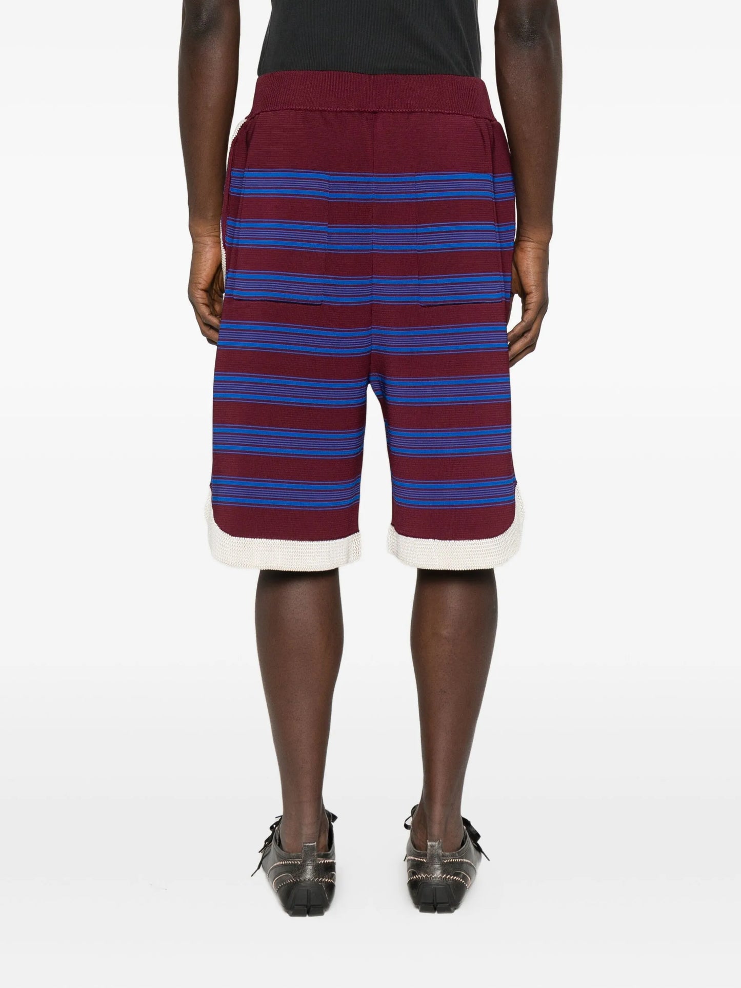 striped bermuda shorts