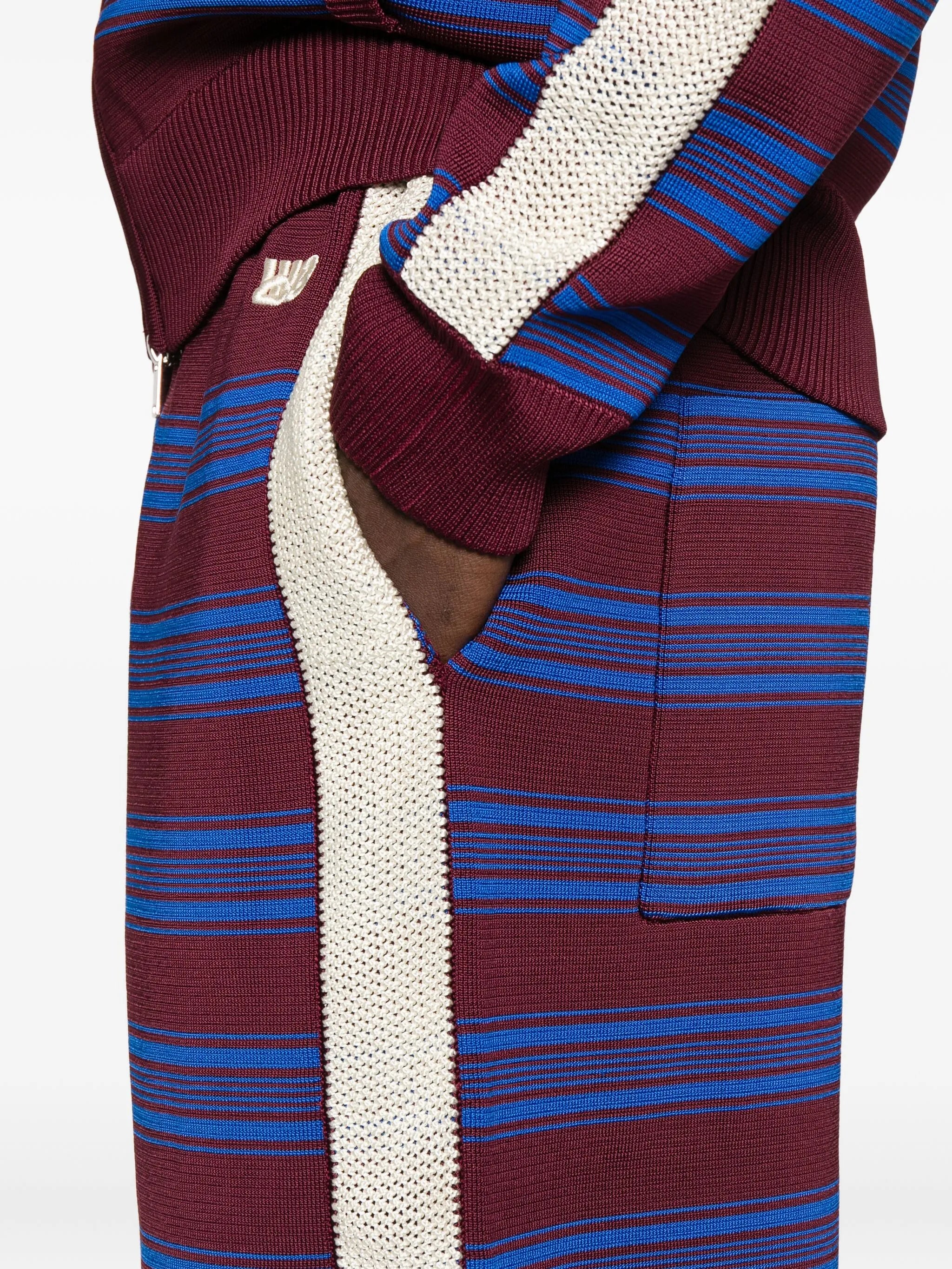 striped bermuda shorts