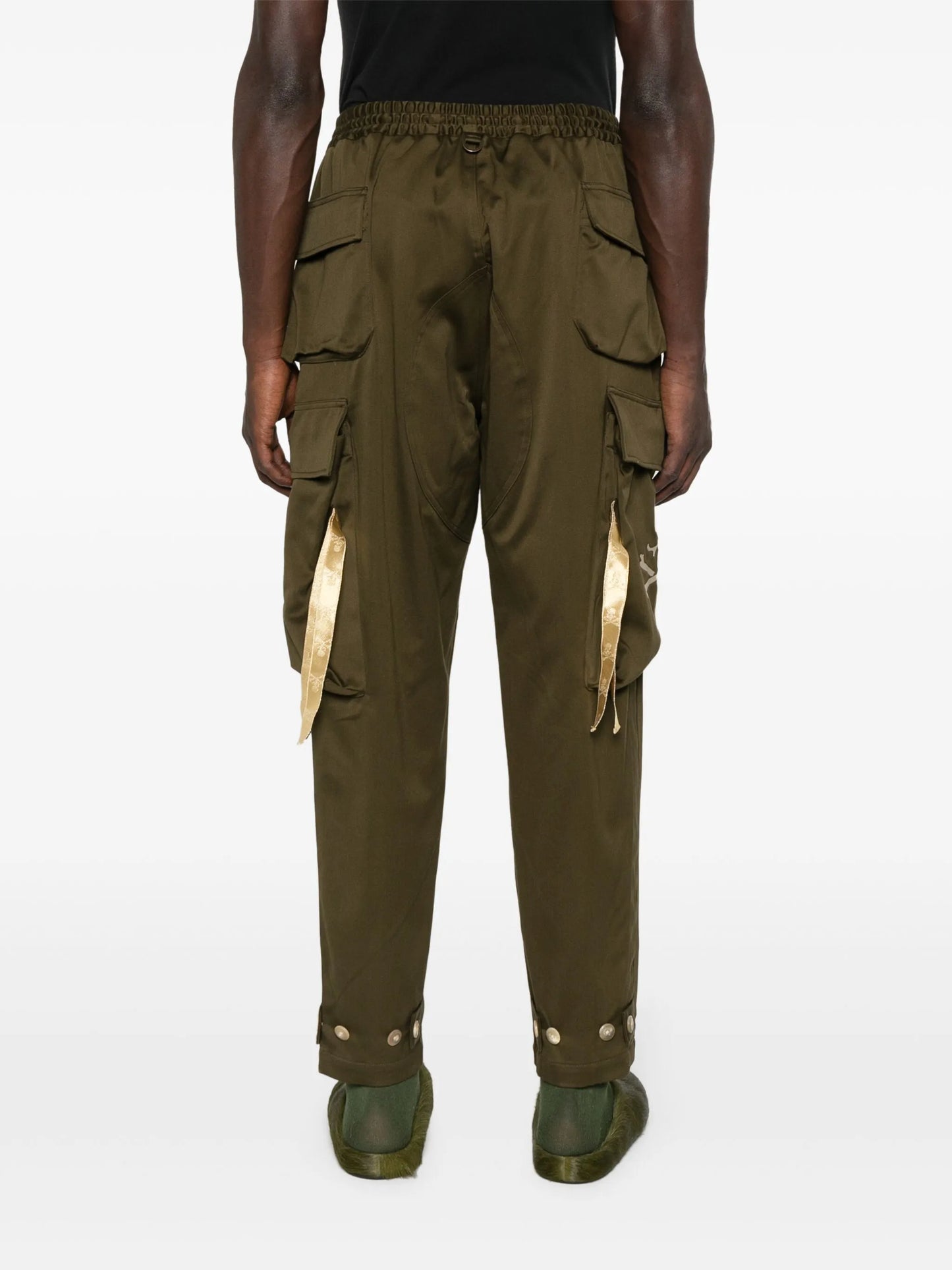 skull-print cargo trousers