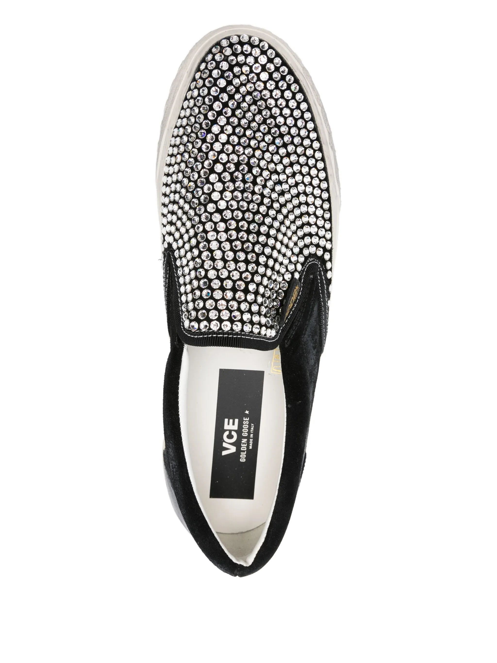 VCE crystal-embellished slip-on sneakers