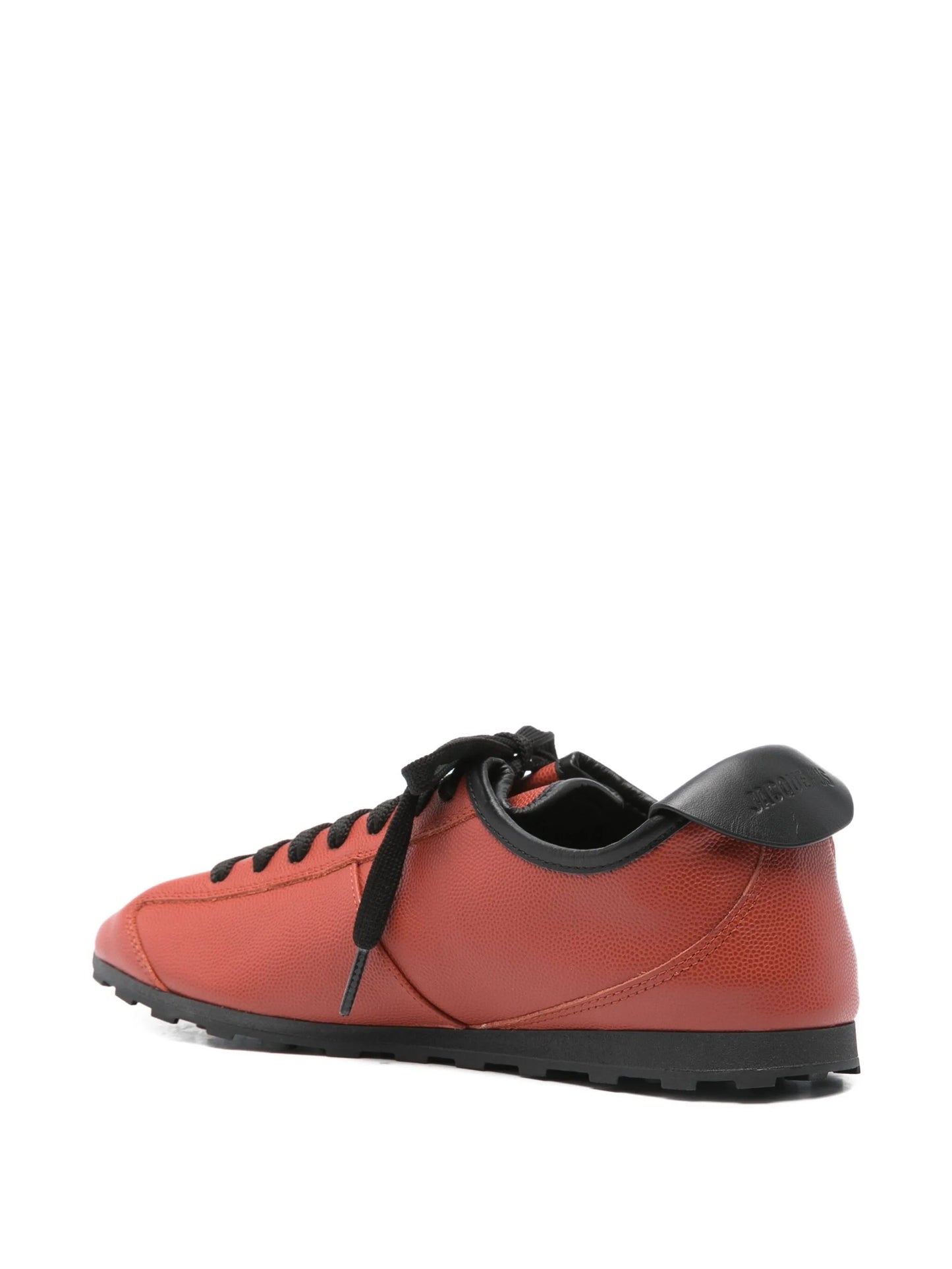 leather lace-up sneakers
