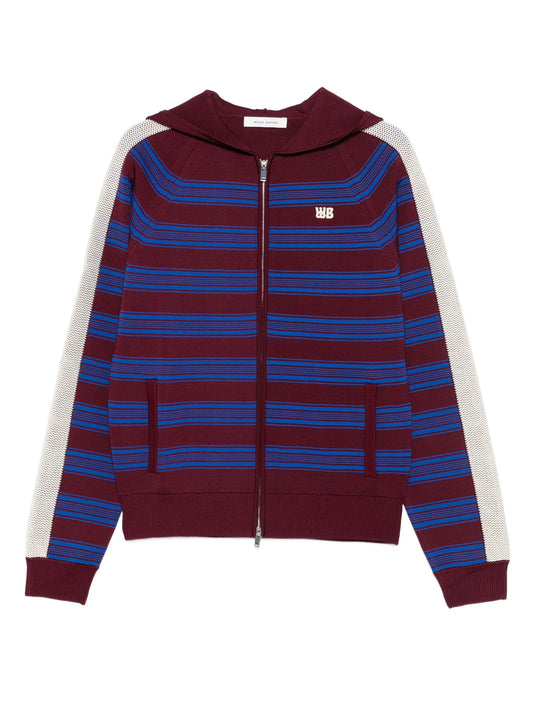 Music striped hoodie