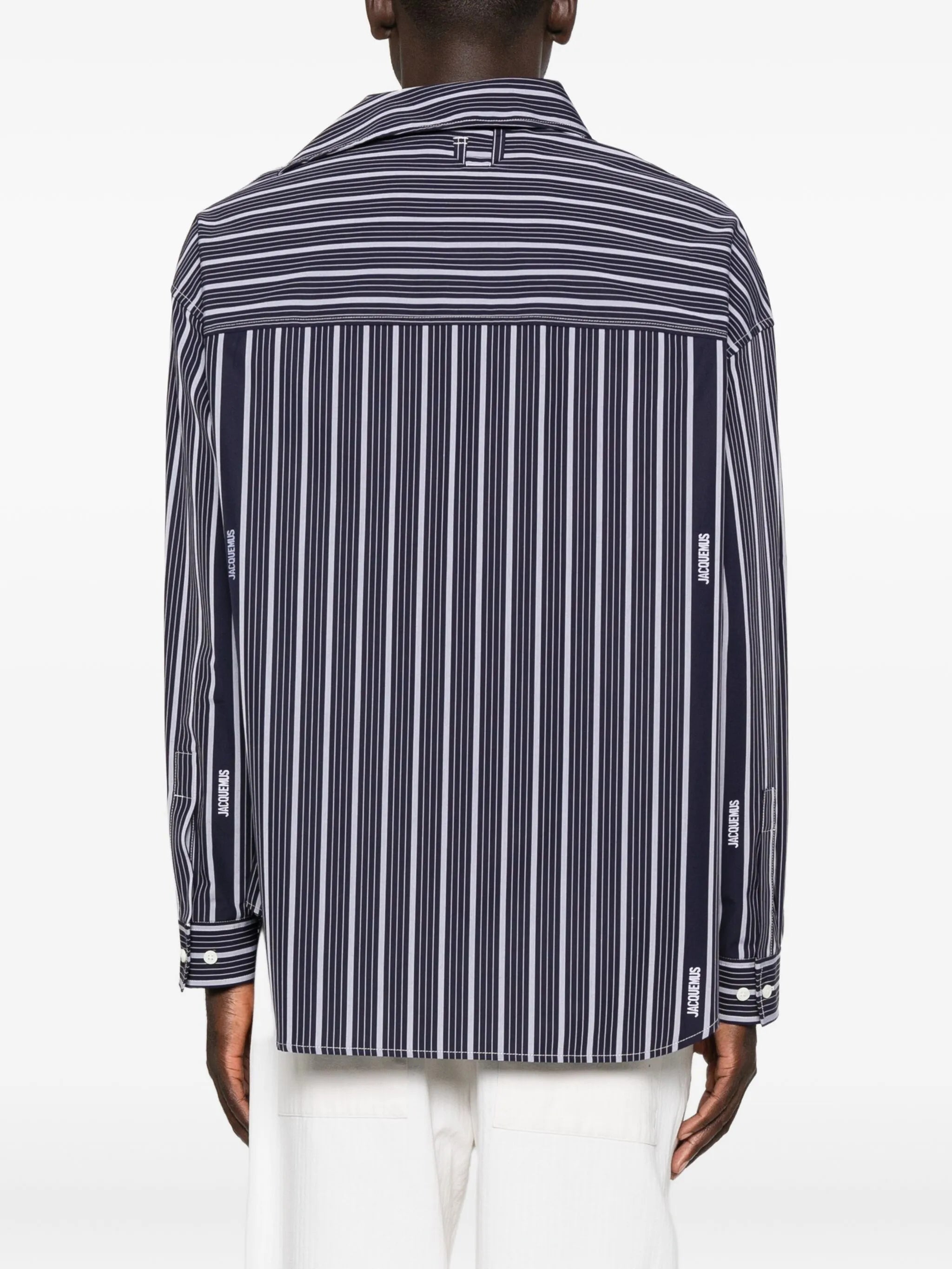 stripe logo shirt