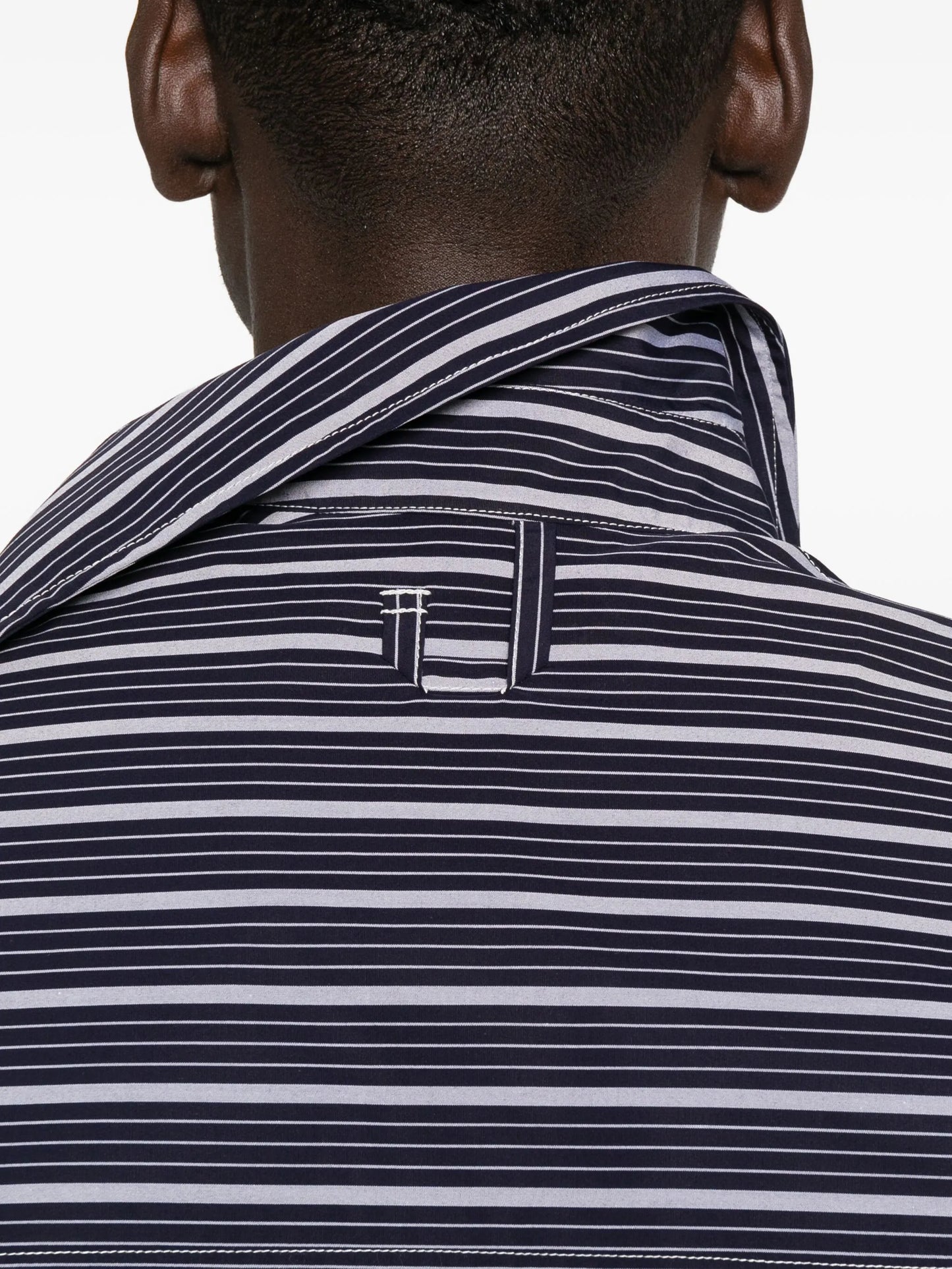 stripe logo shirt