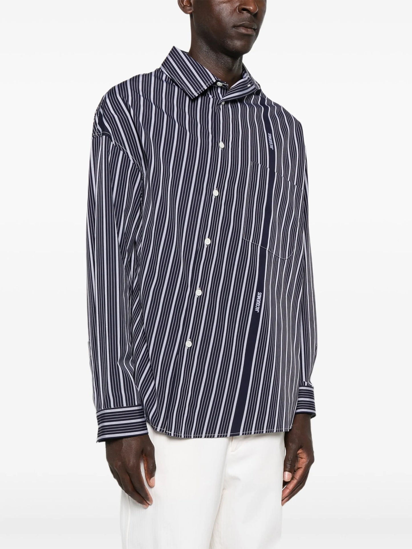 stripe logo shirt