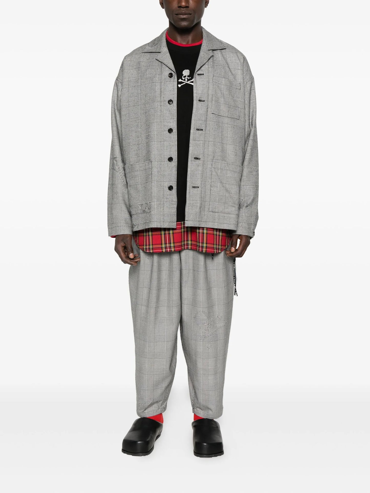 checked jacket