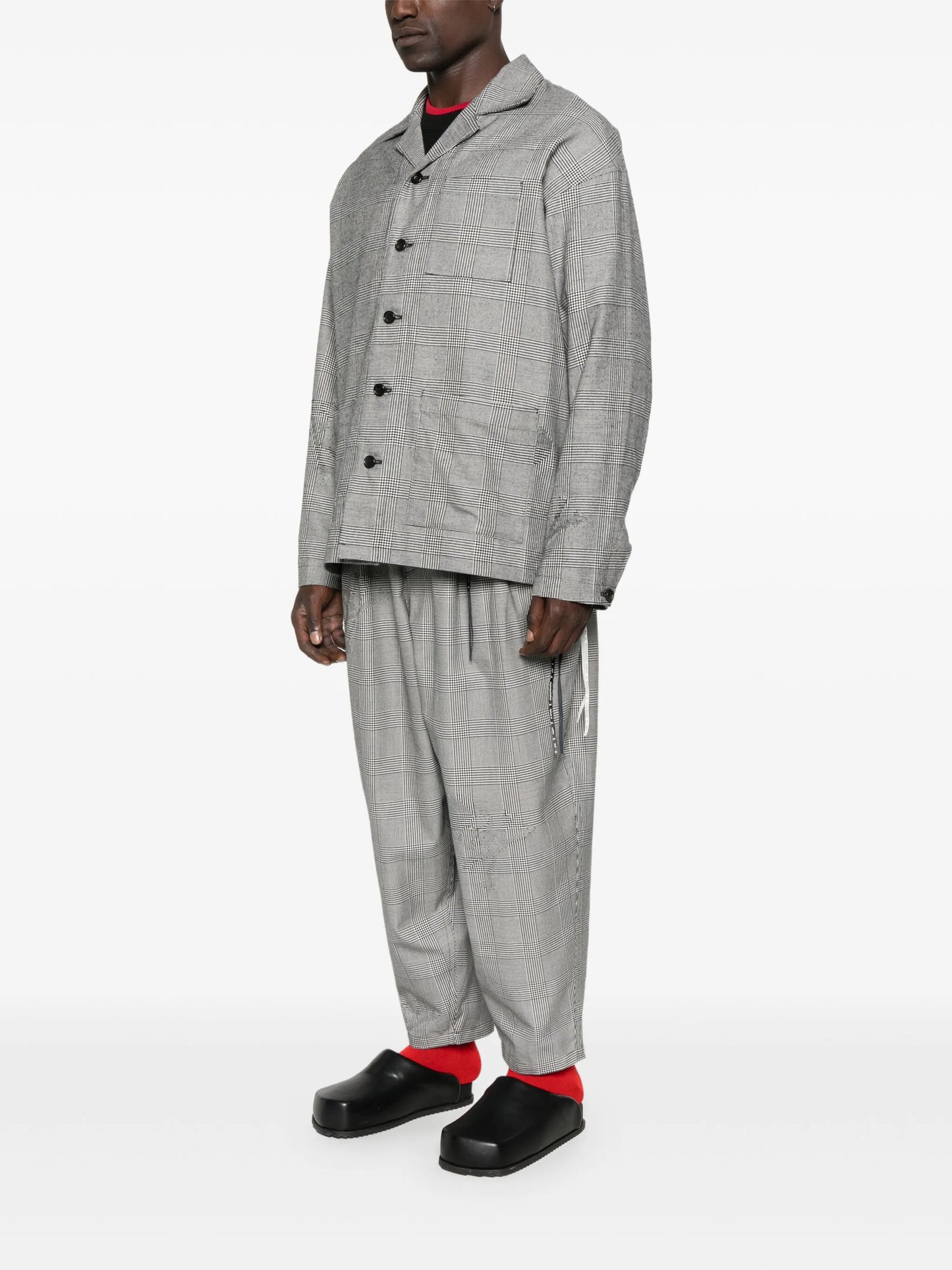 checked jacket