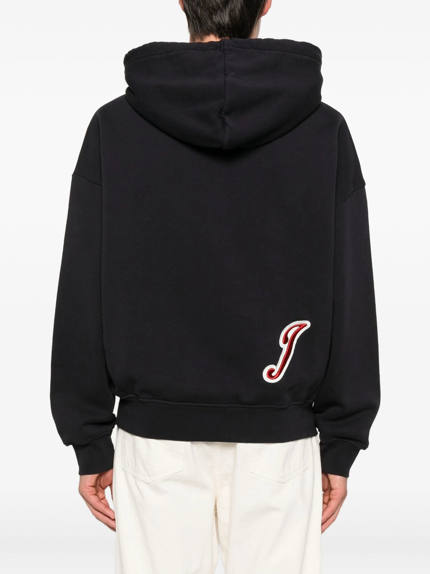 logo-patch hoodie
