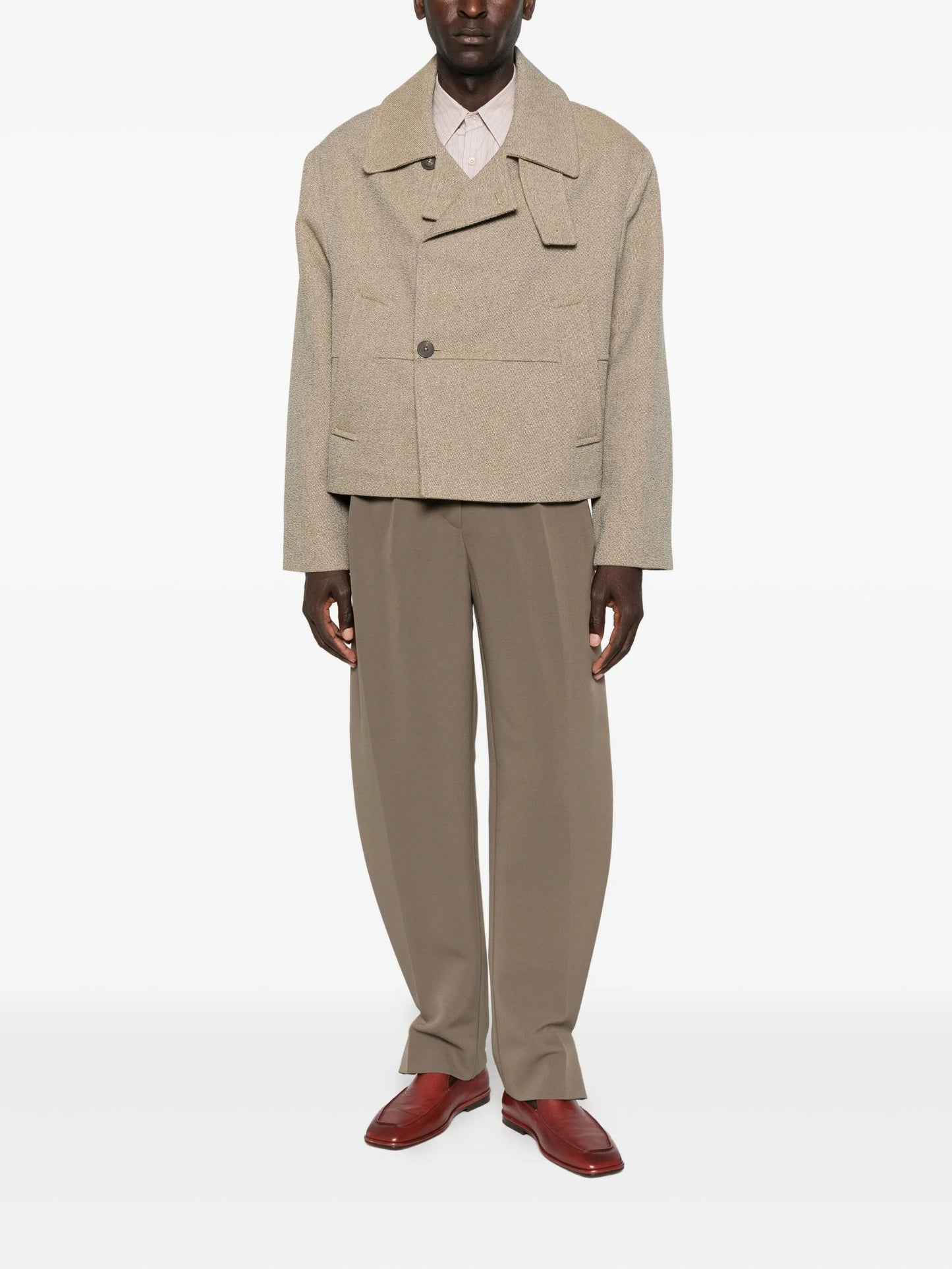 button-fastening jacket