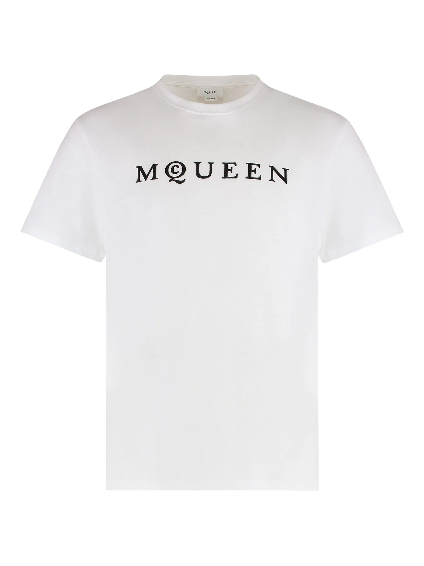 flocked-logo T-shirt