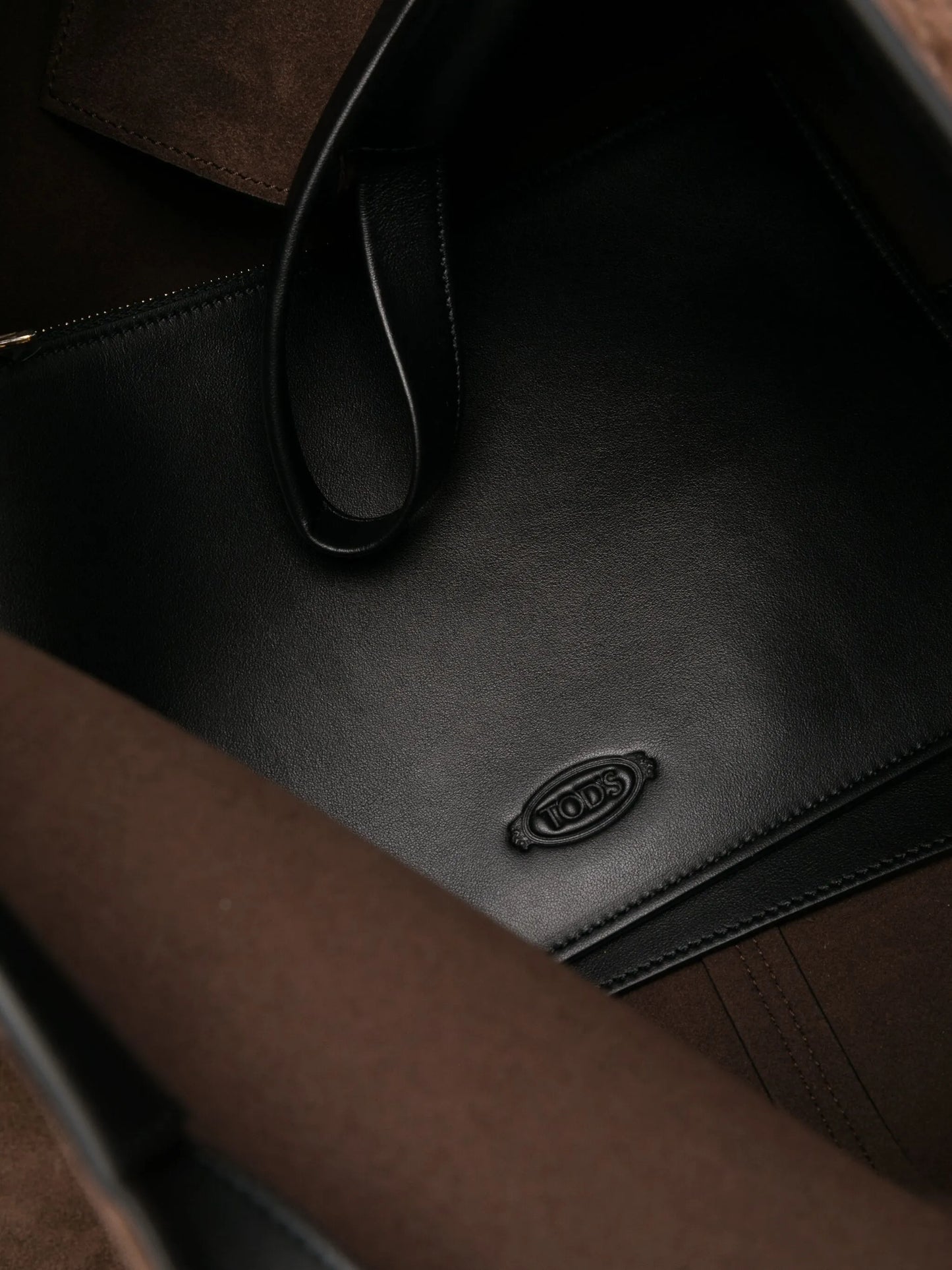 medium suede tote bag