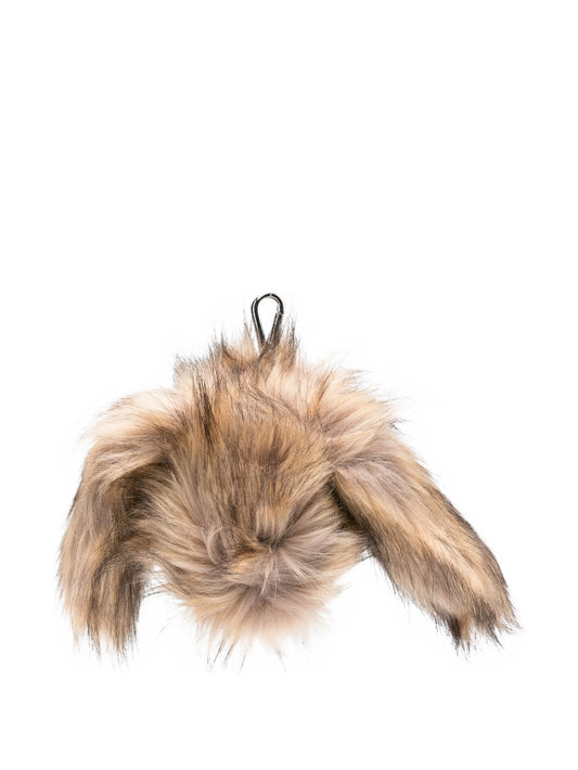 faux-fur coin purse