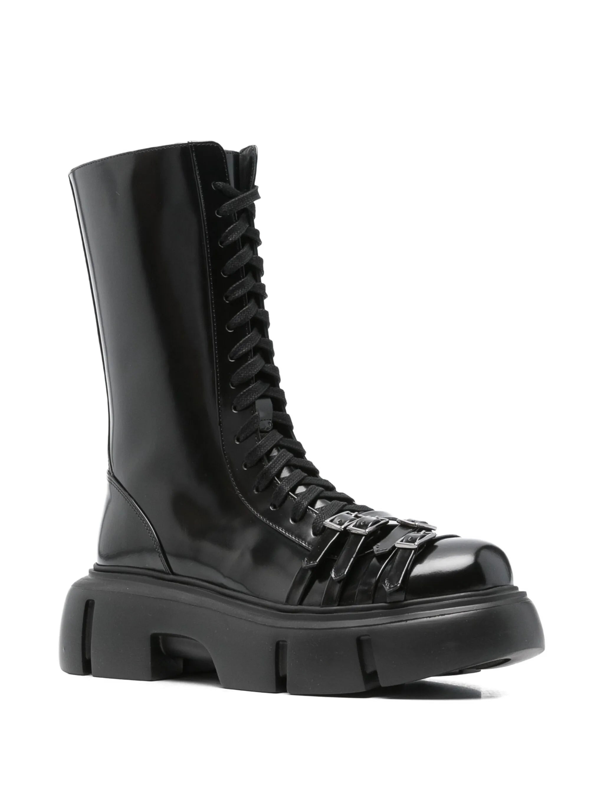 Tracker lace-up platform boots
