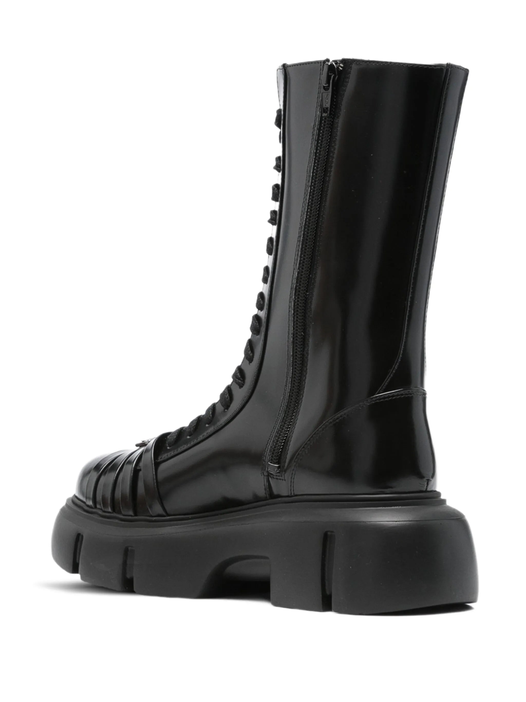 Tracker lace-up platform boots