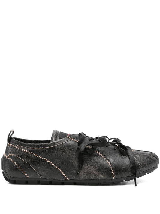 leather sneakers