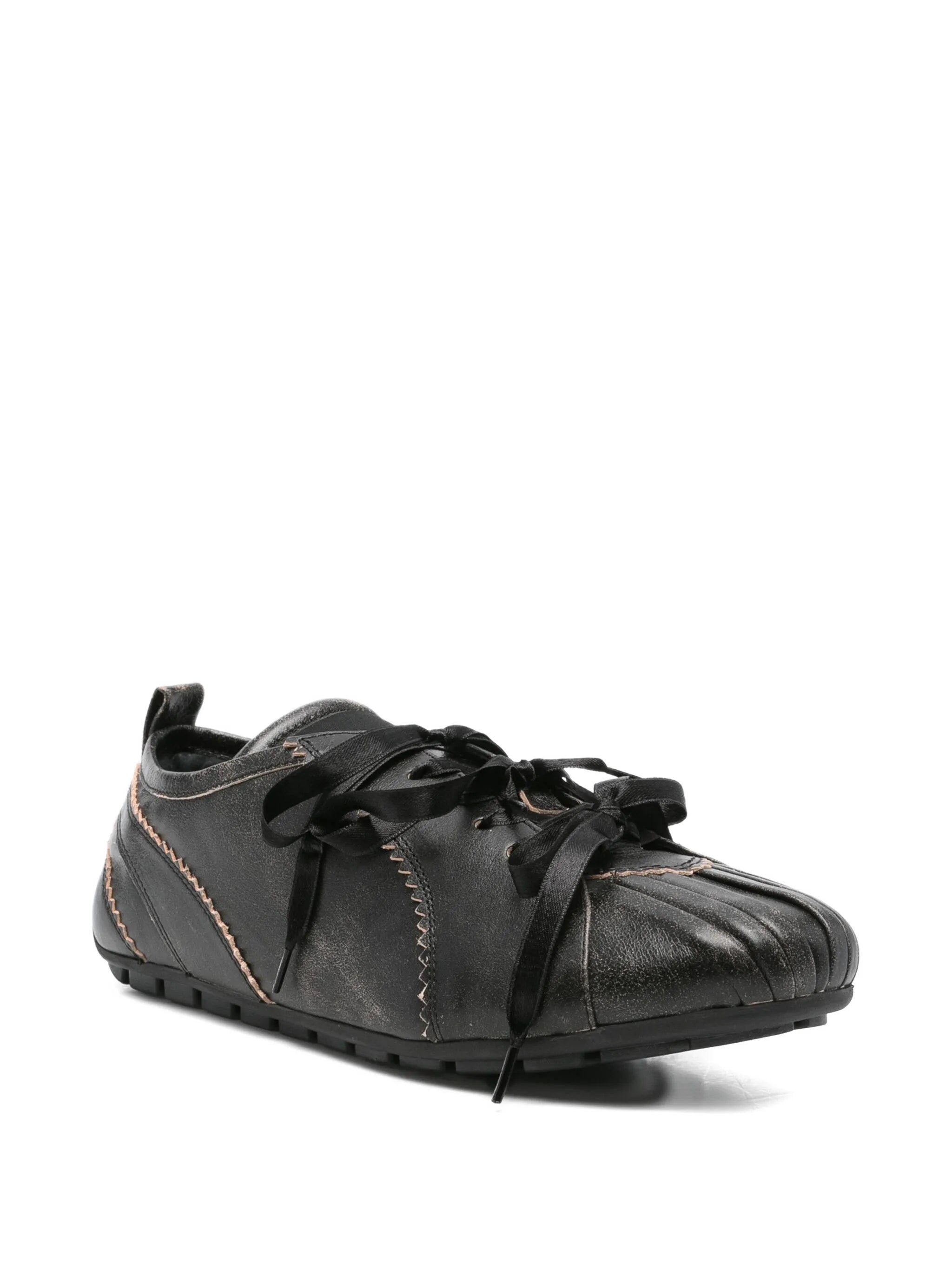 leather sneakers
