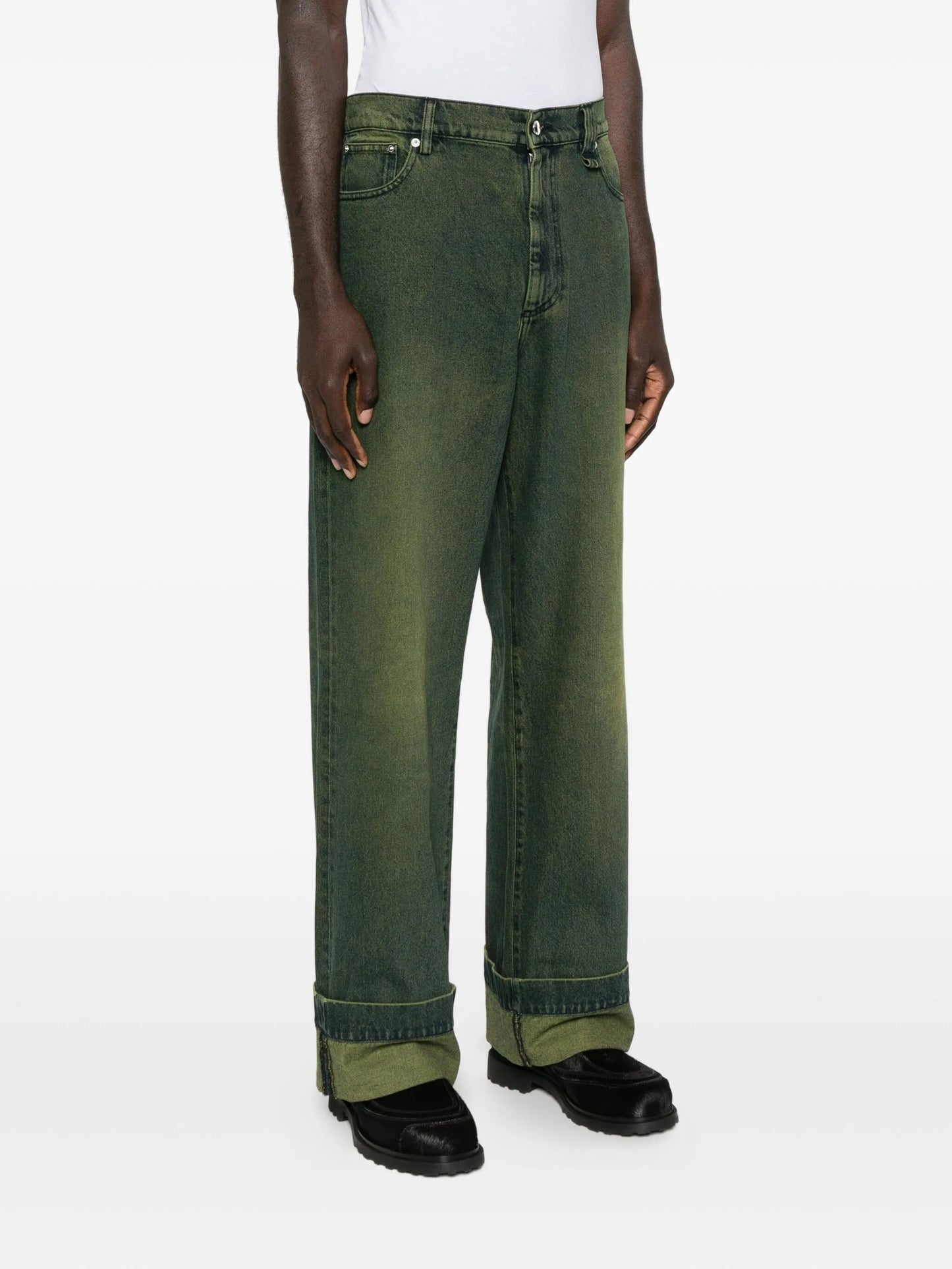 straight-leg jeans