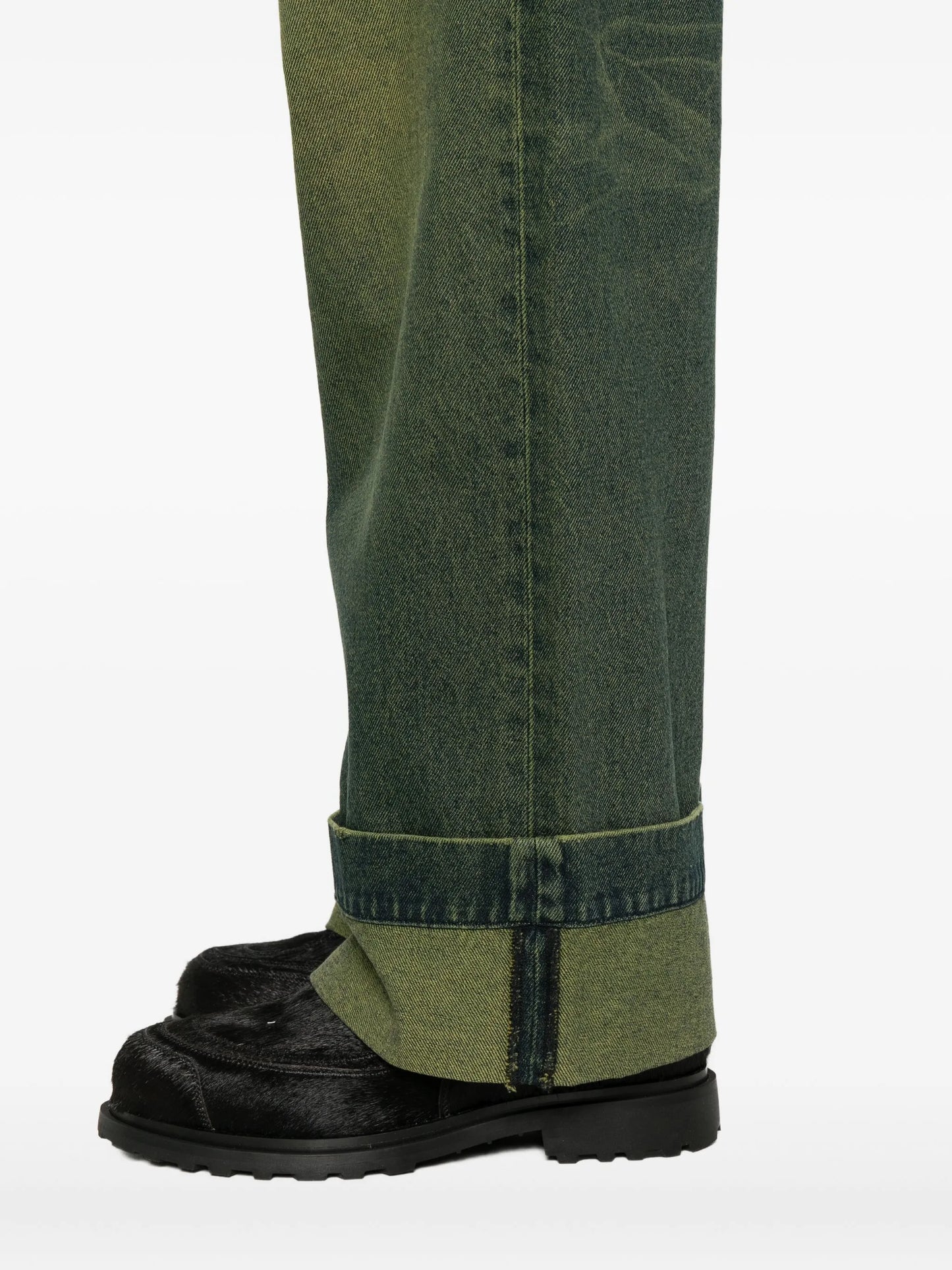 straight-leg jeans