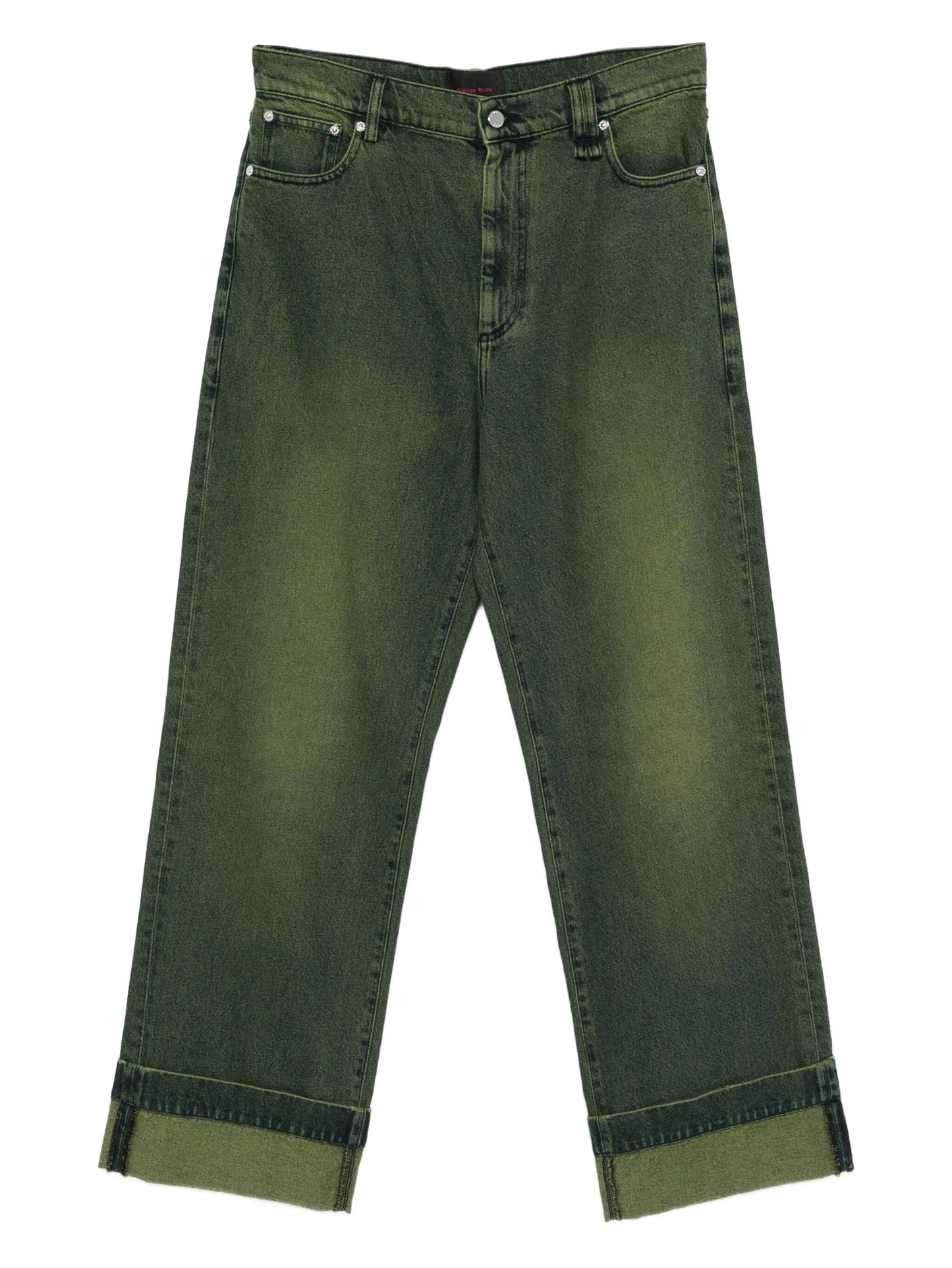 straight-leg jeans
