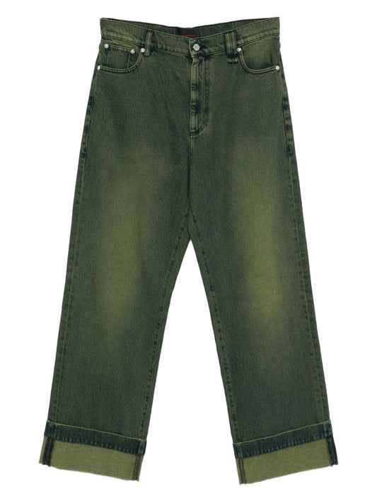 straight-leg jeans