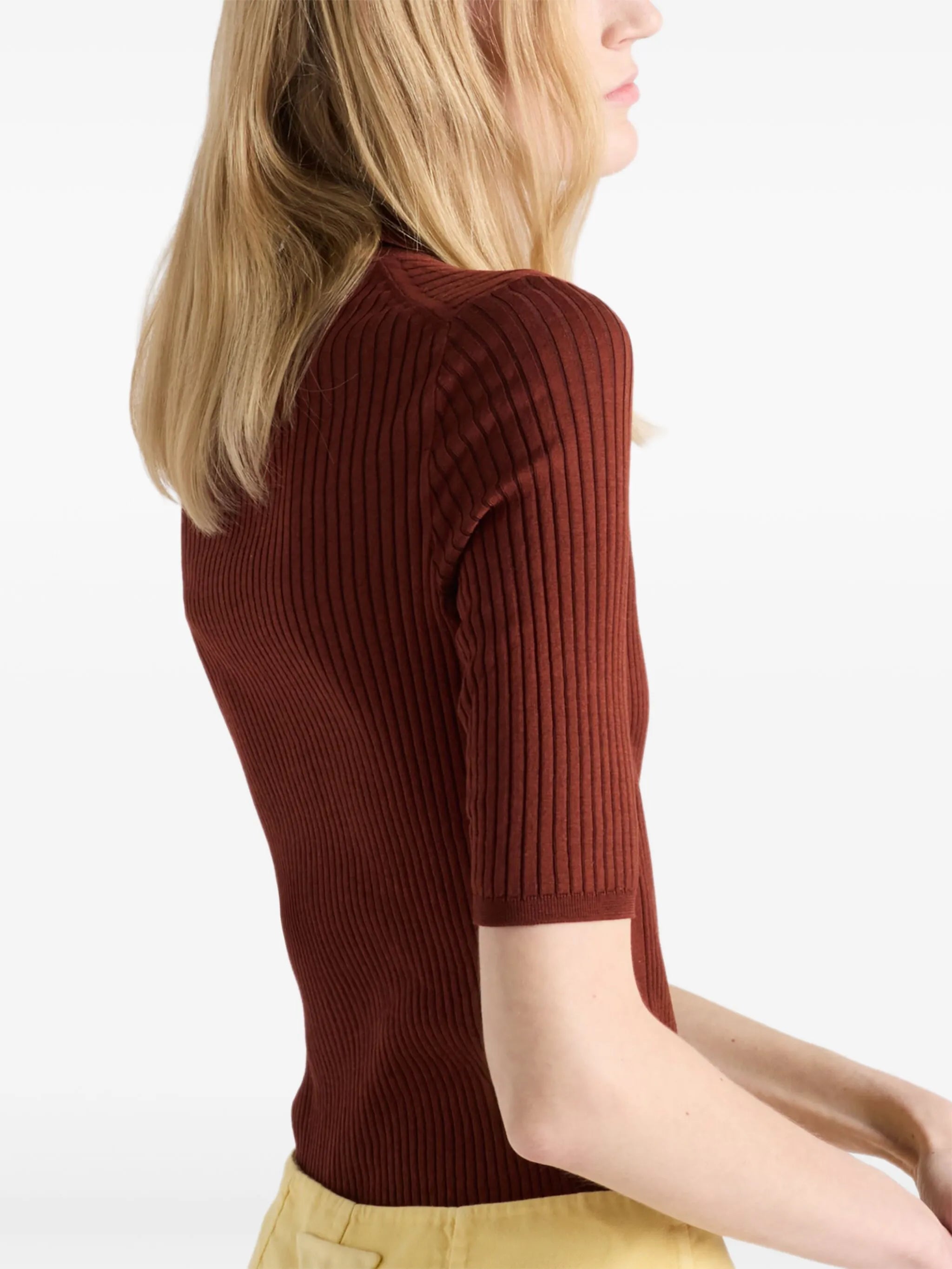 cotton polo top