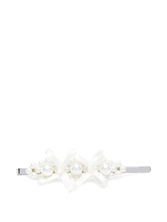 bow-embellished hair clip