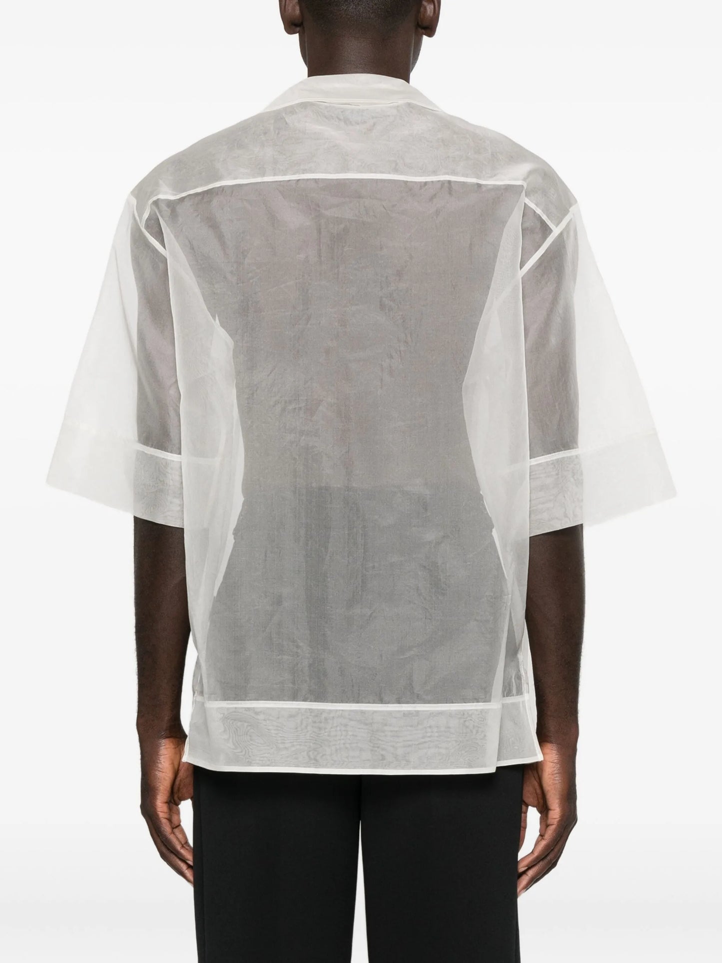 floral-ribbon shirt