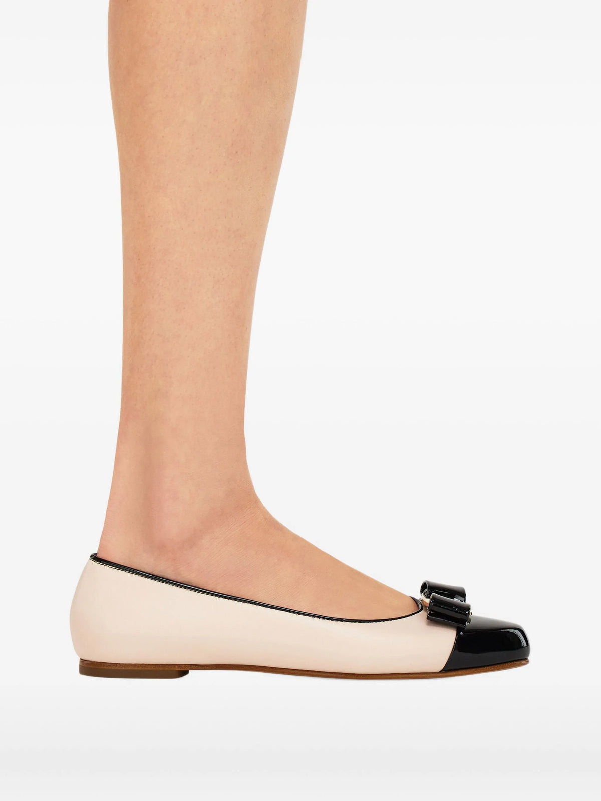 Varina leather ballerina shoes