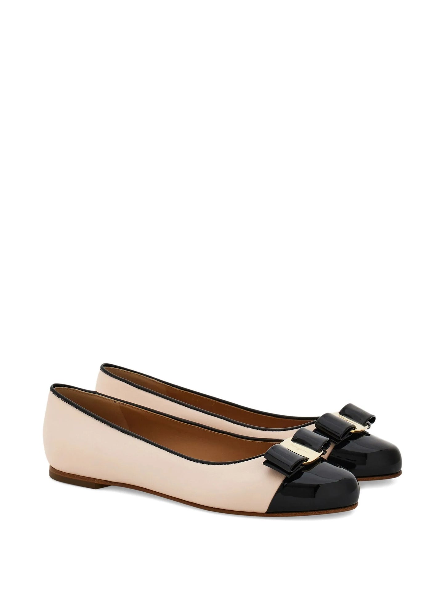 Varina leather ballerina shoes