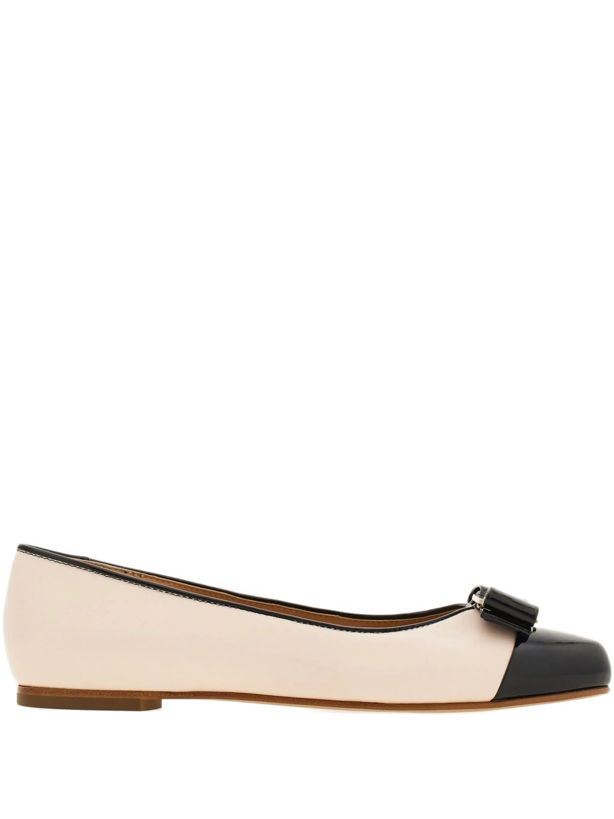 Varina leather ballerina shoes