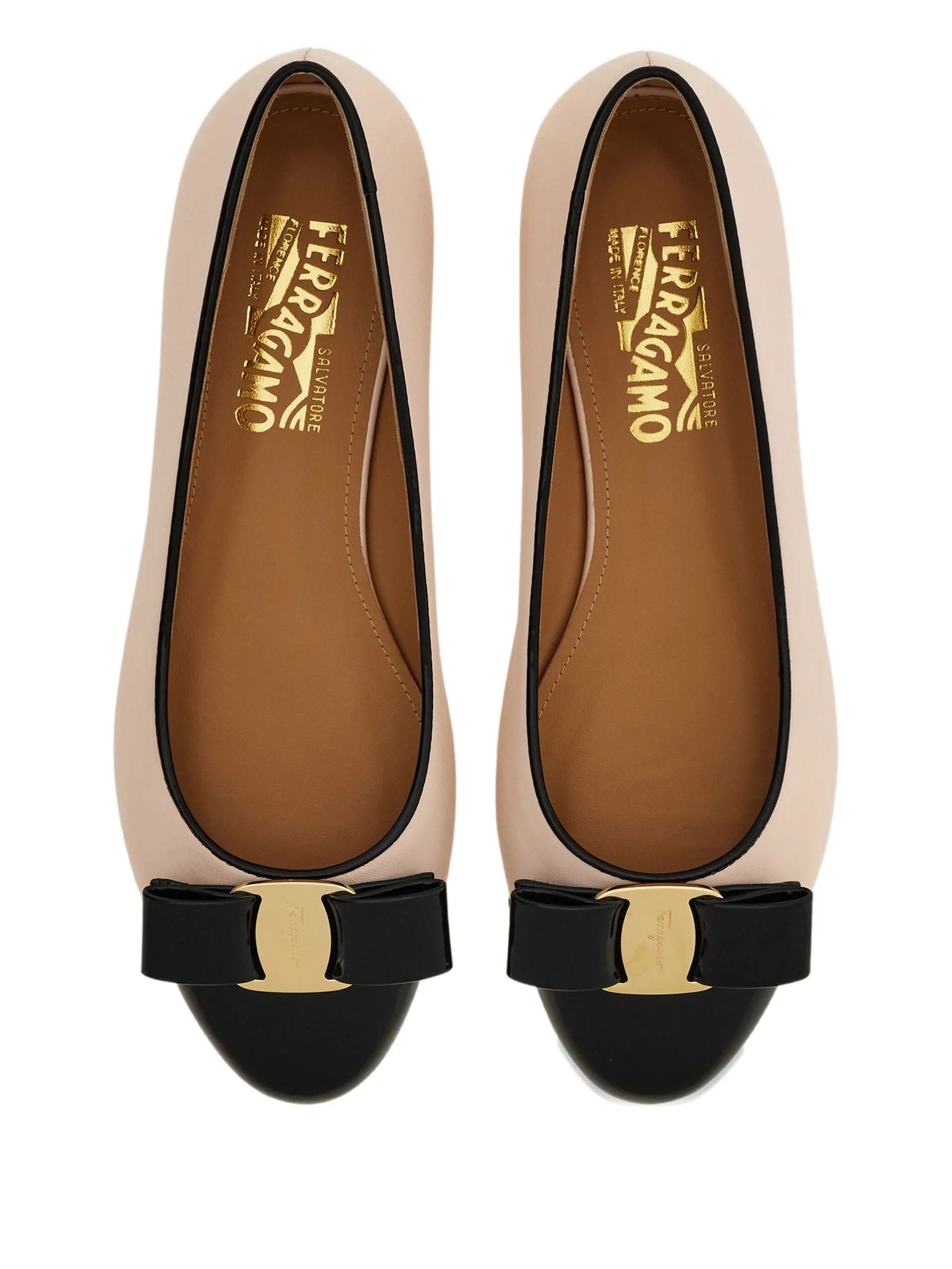 Varina leather ballerina shoes