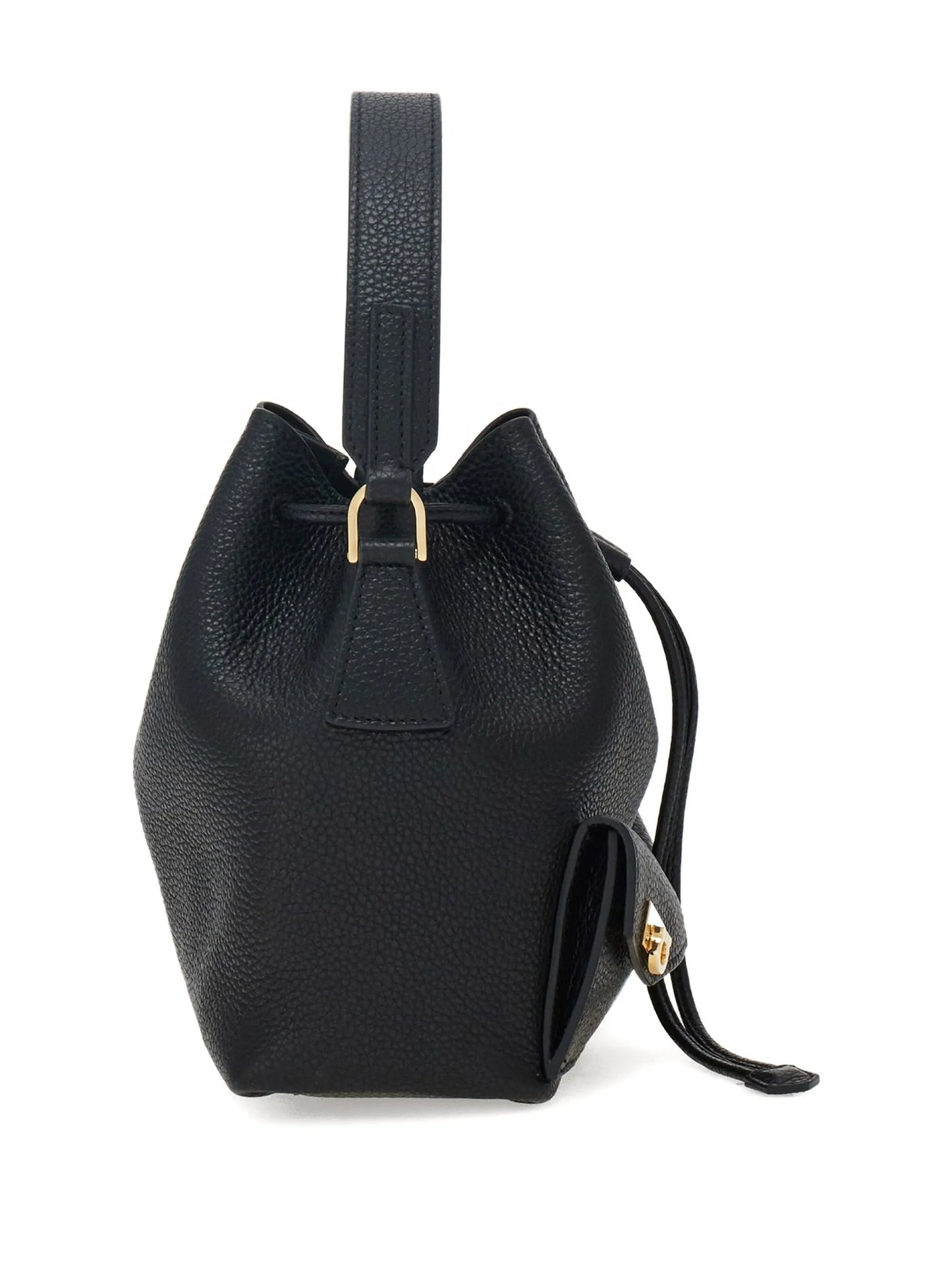 multi-pocket bucket bag