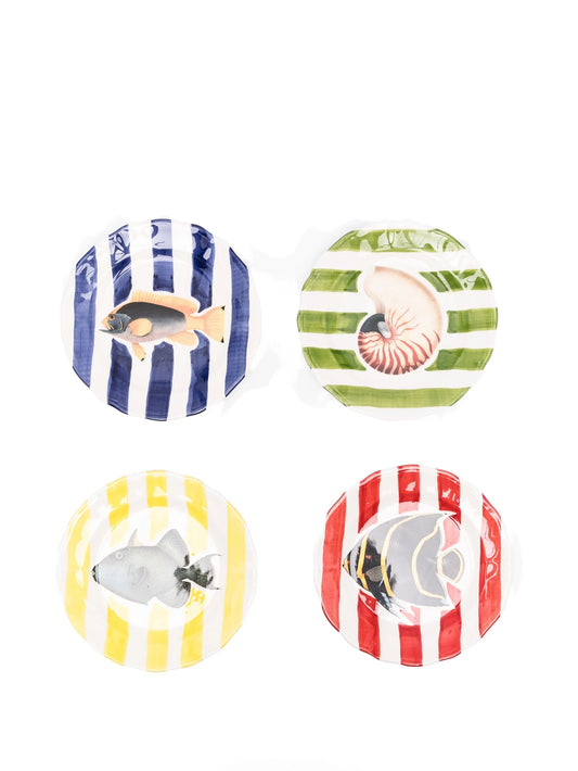 Sea Stripes plates (set of four)