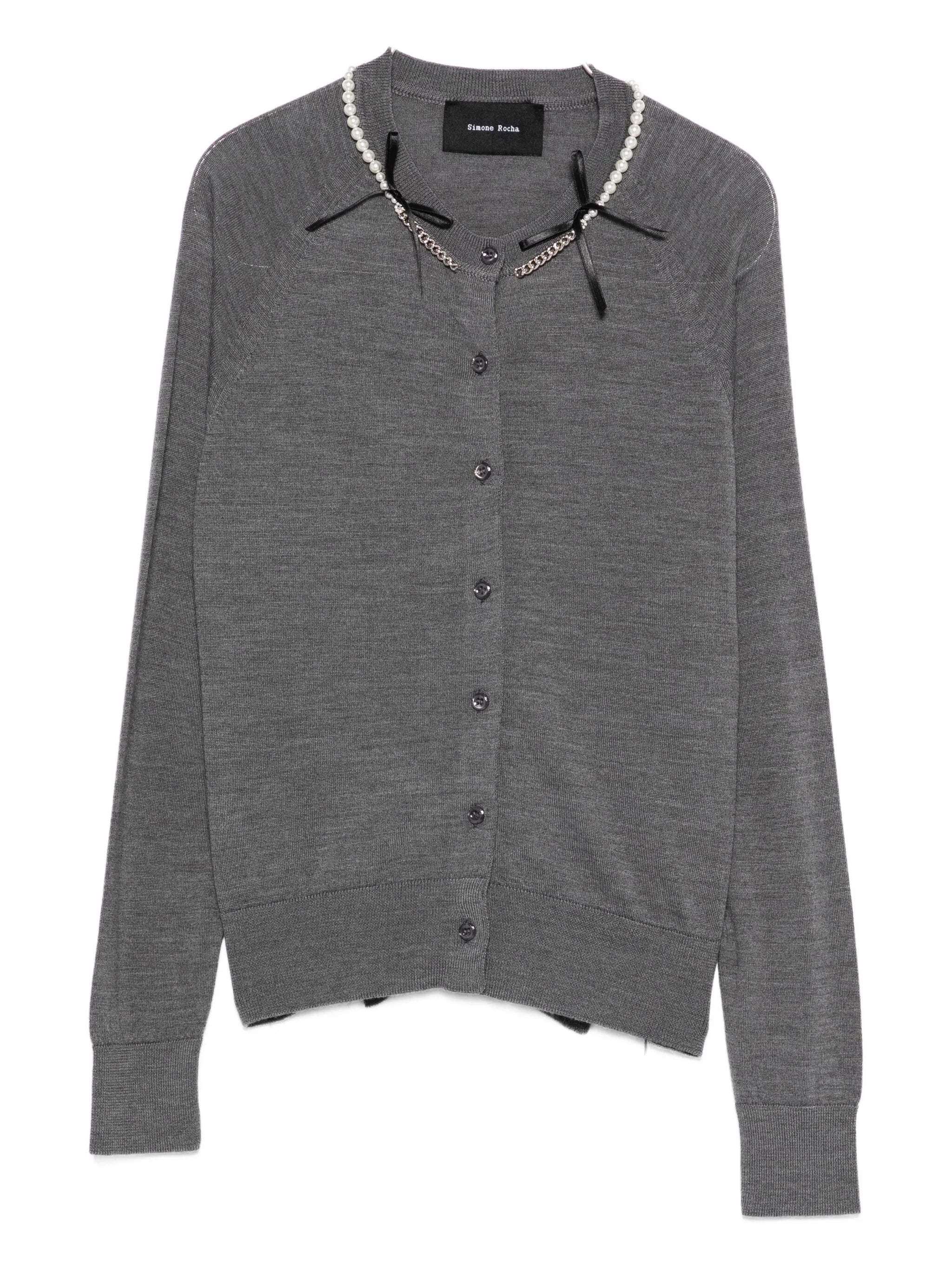 merino wool cardigan