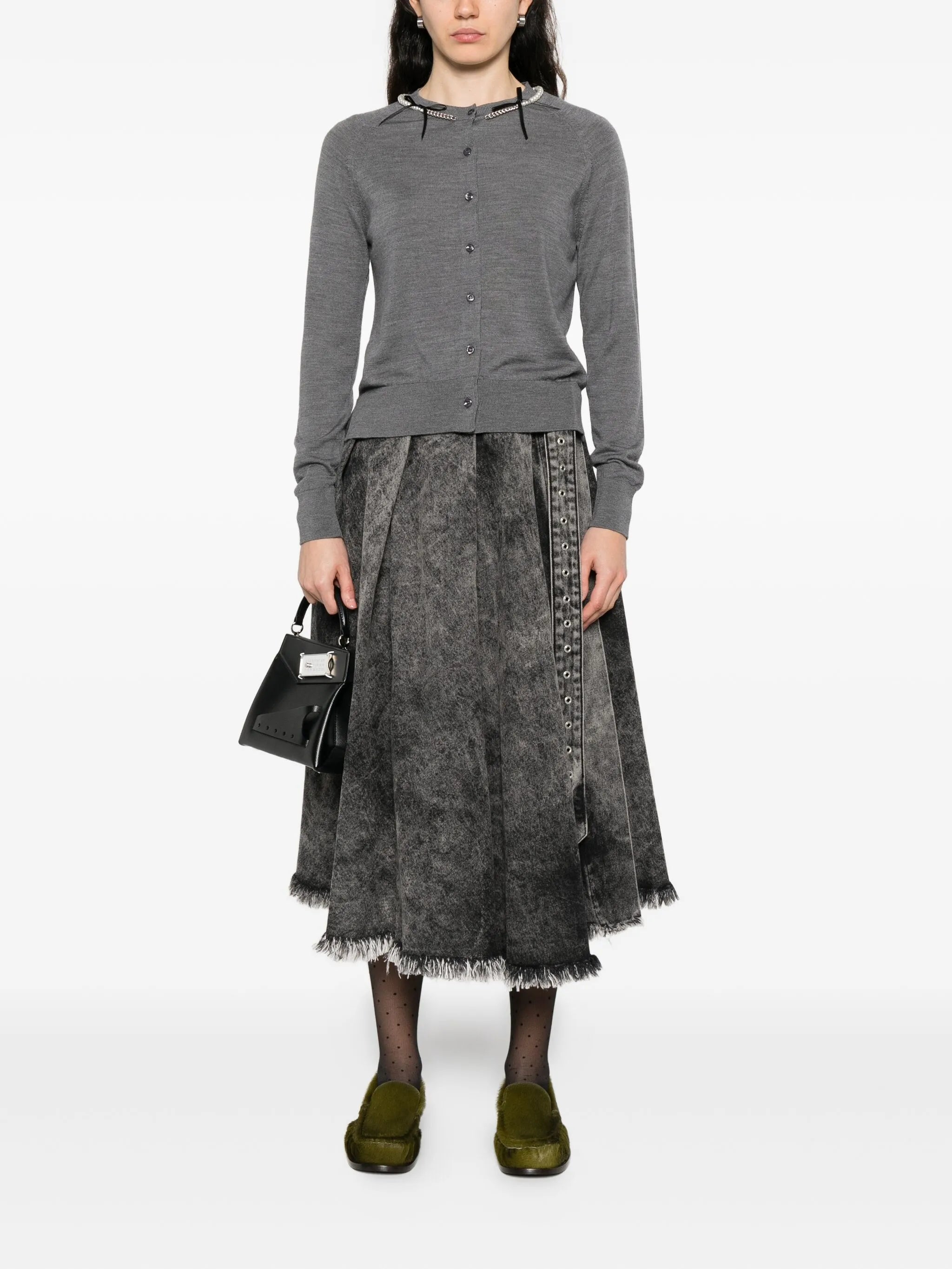 merino wool cardigan