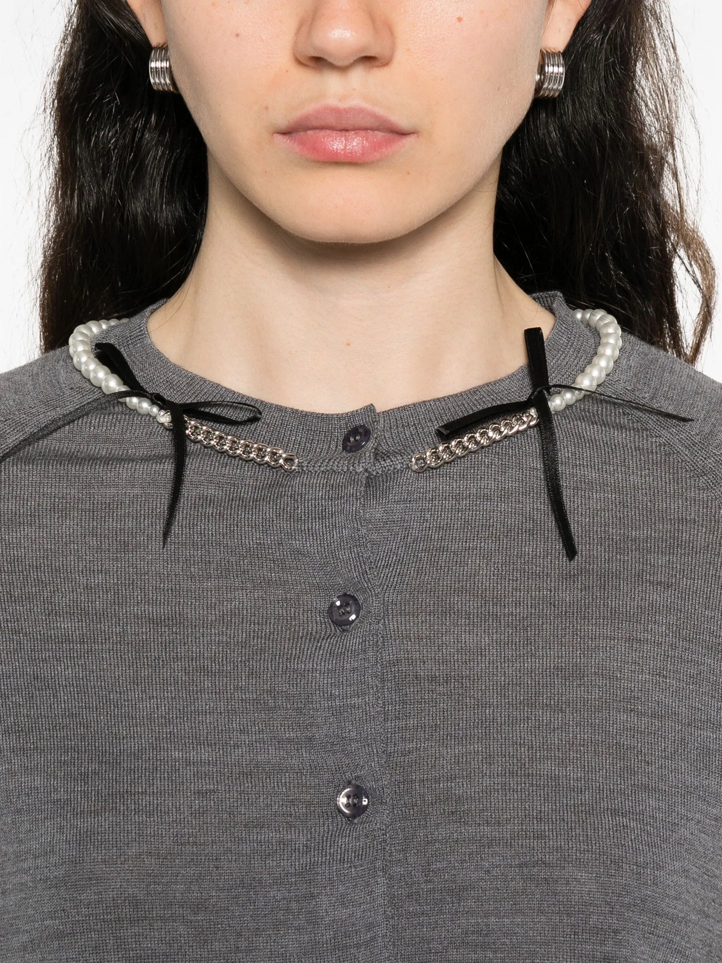 merino wool cardigan