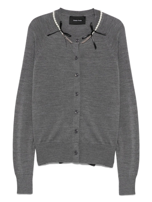 merino wool cardigan