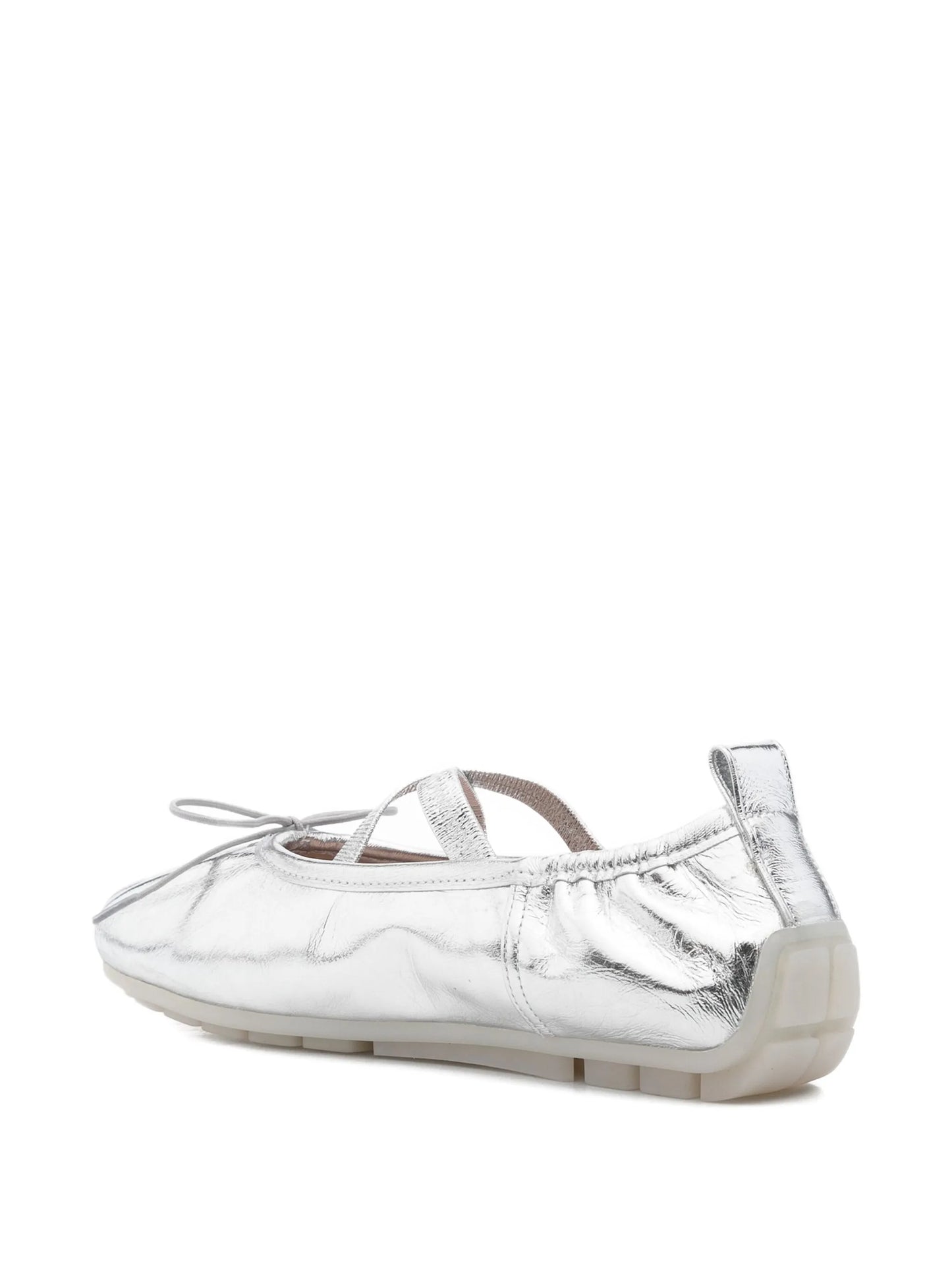 cross-strap bow ballet flats