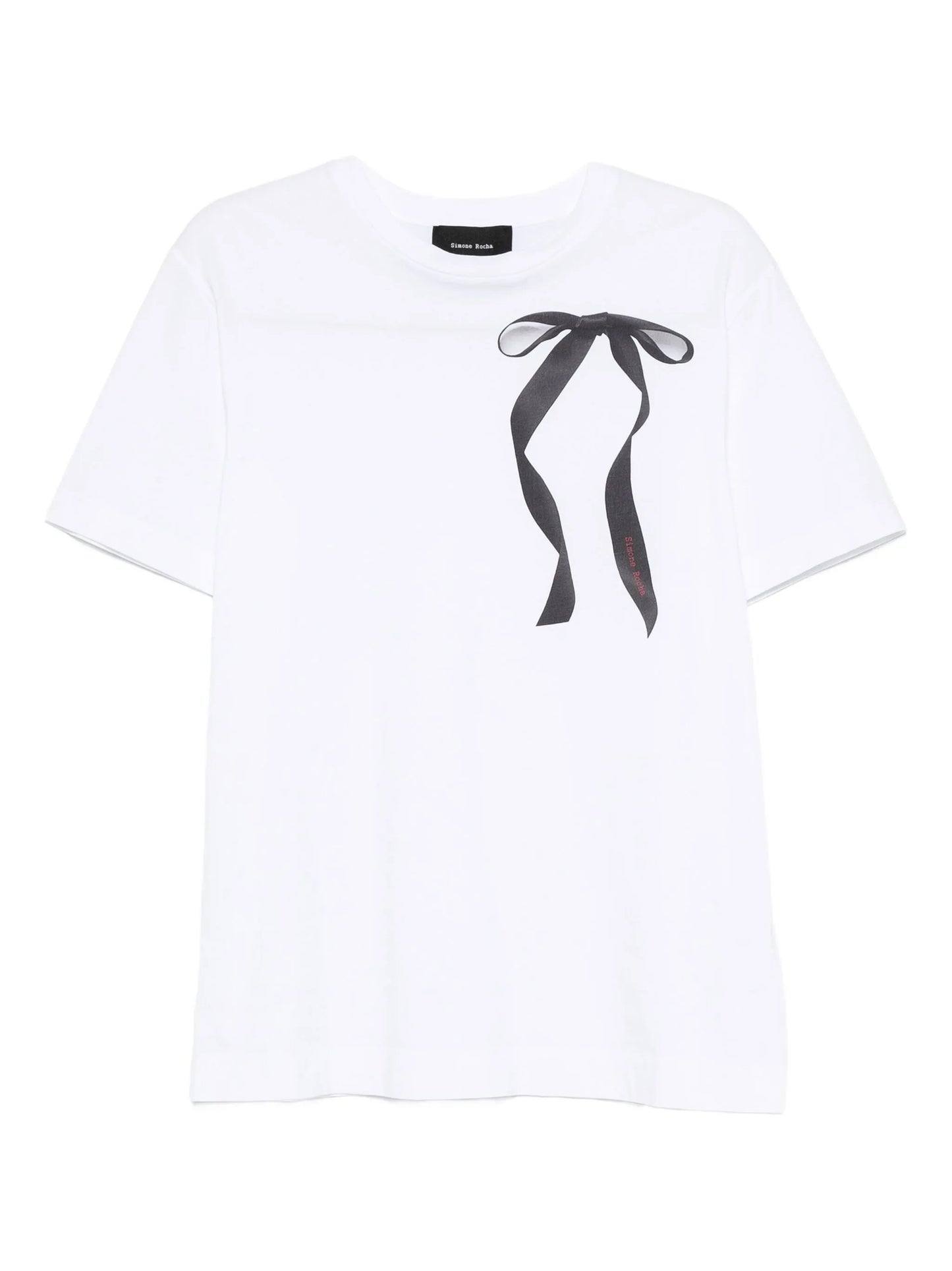 ribbon bow-print T-shirt