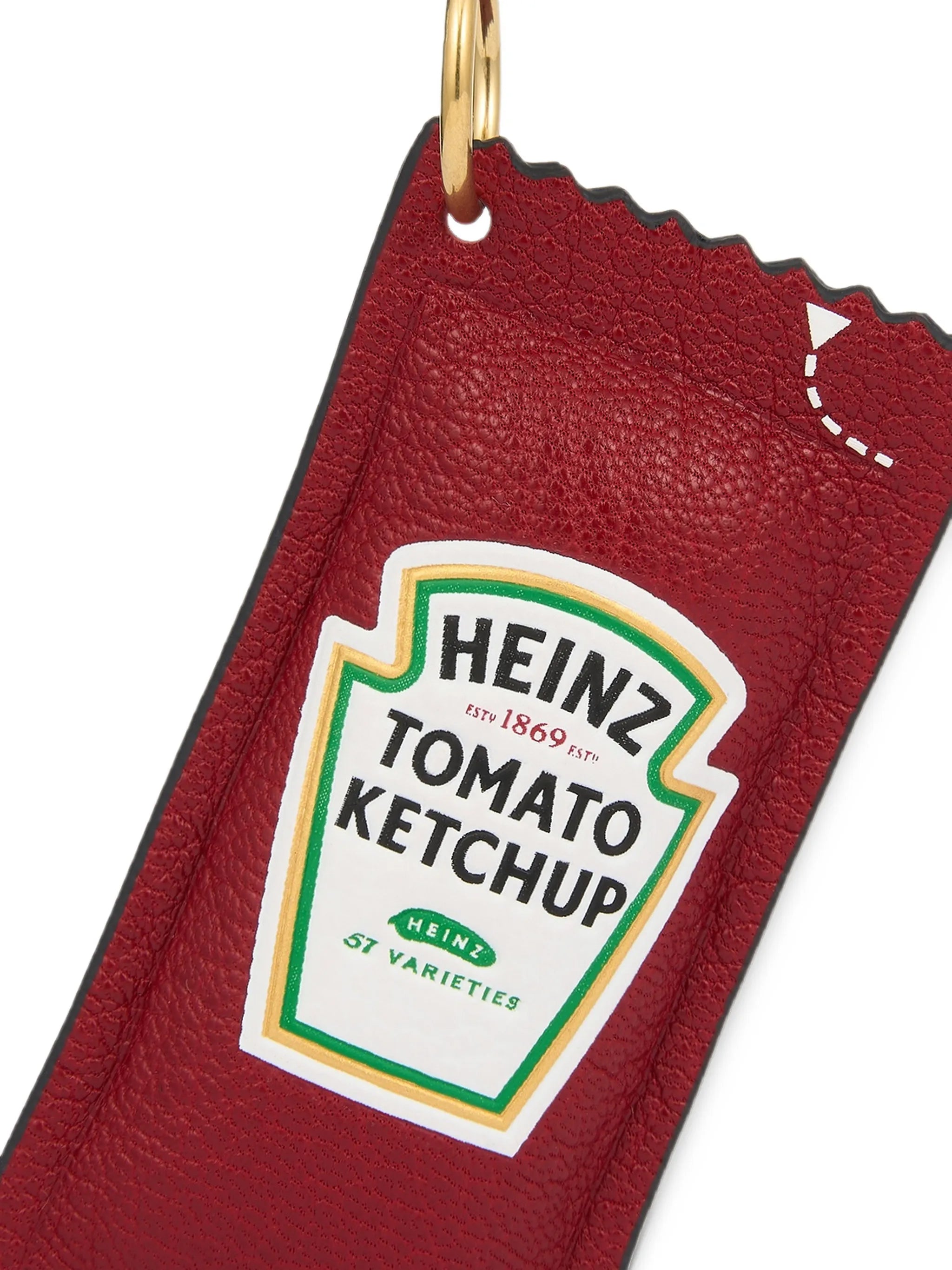 x Heinz Ketchup leather keychain