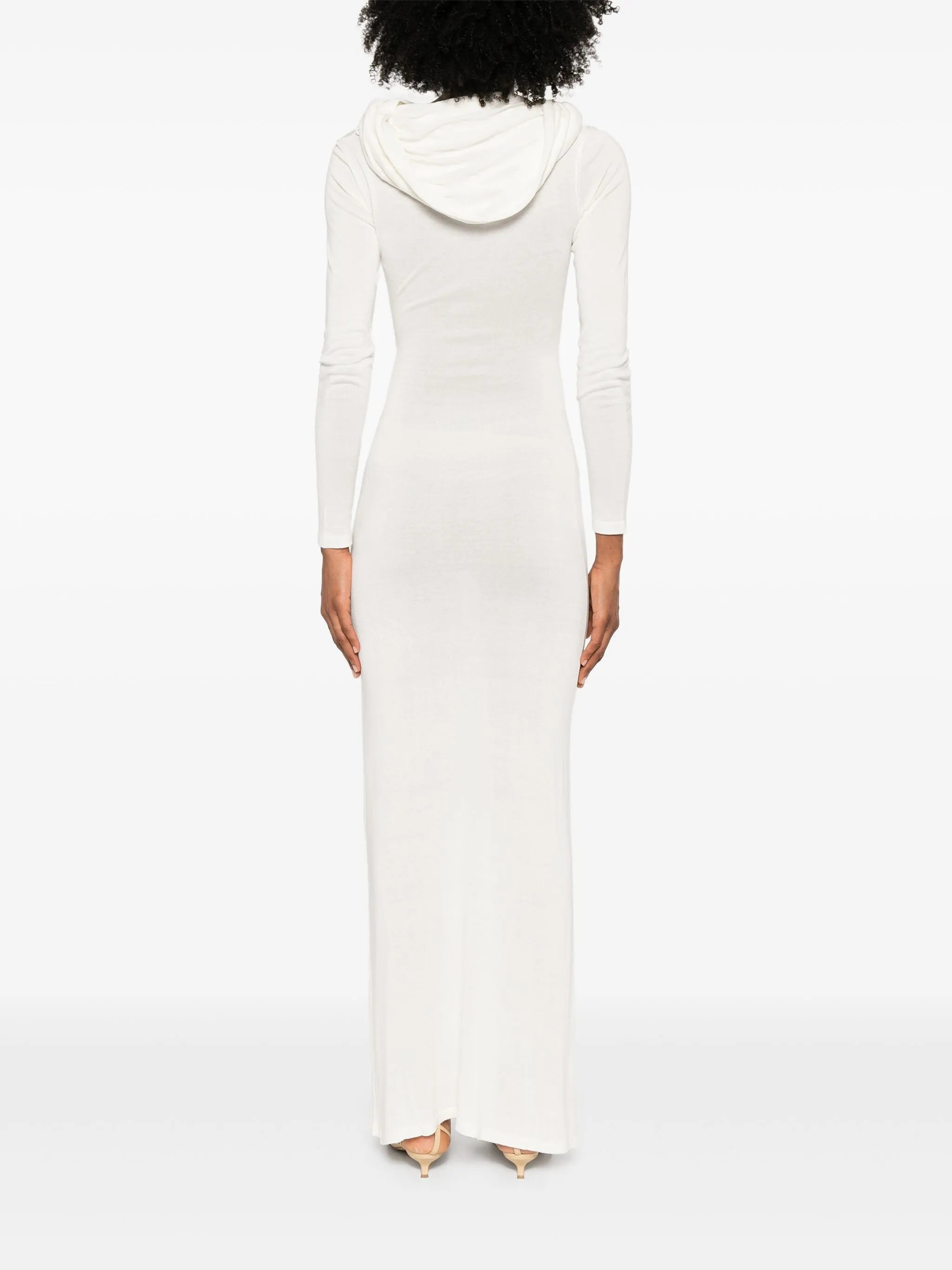 fine-knit maxi dress