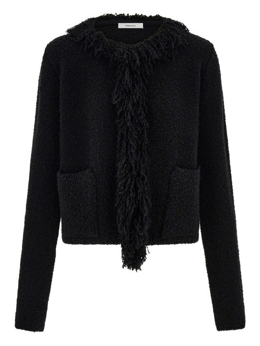 fringed cardigan