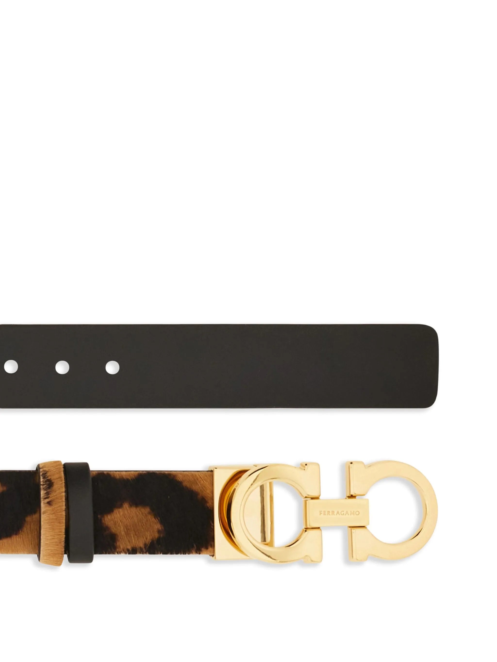 adjustable Gancini belt