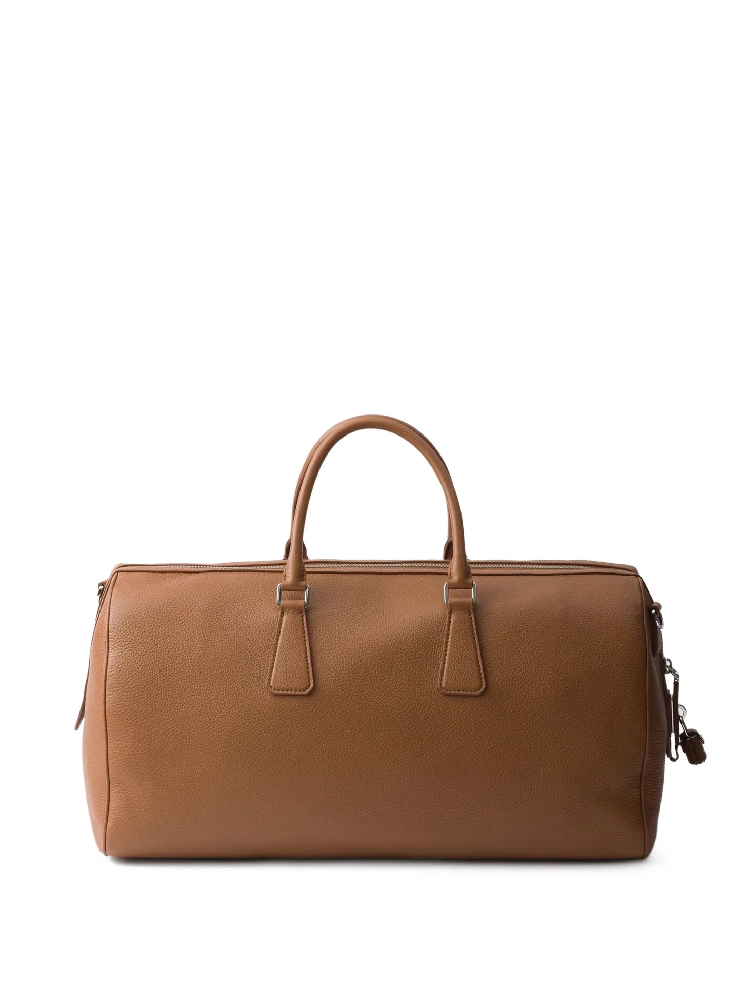 textured leather duffle bag