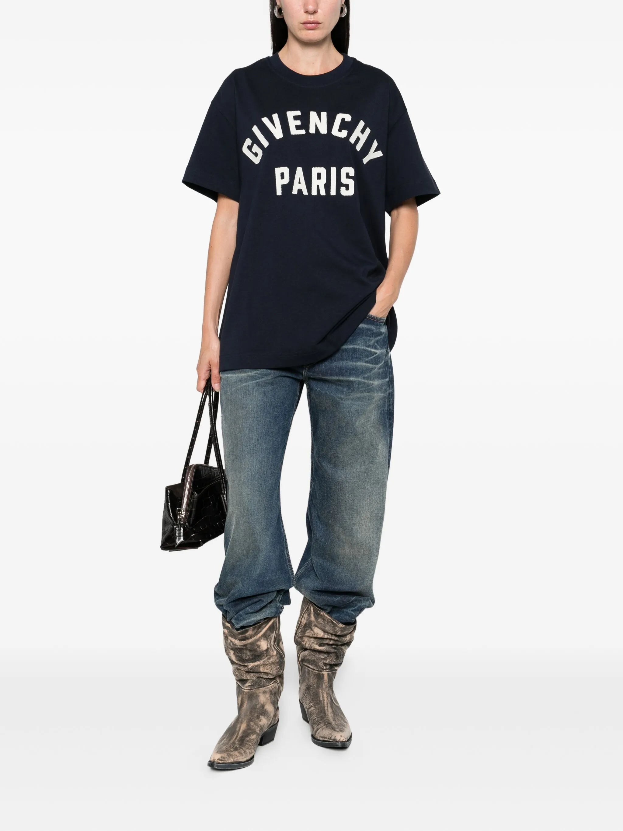 boxy fit t-shirt in cotton