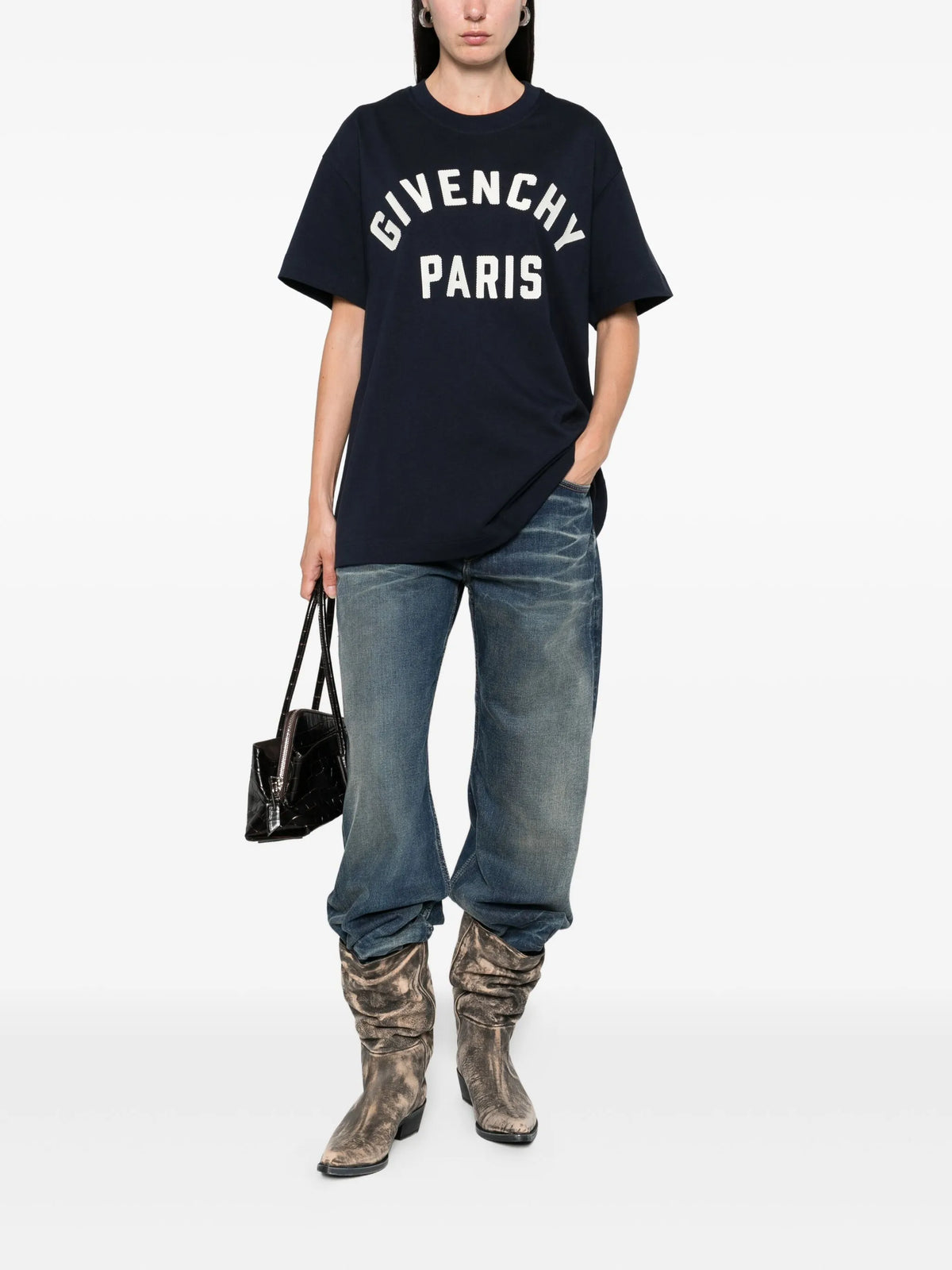 boxy fit t-shirt in cotton
